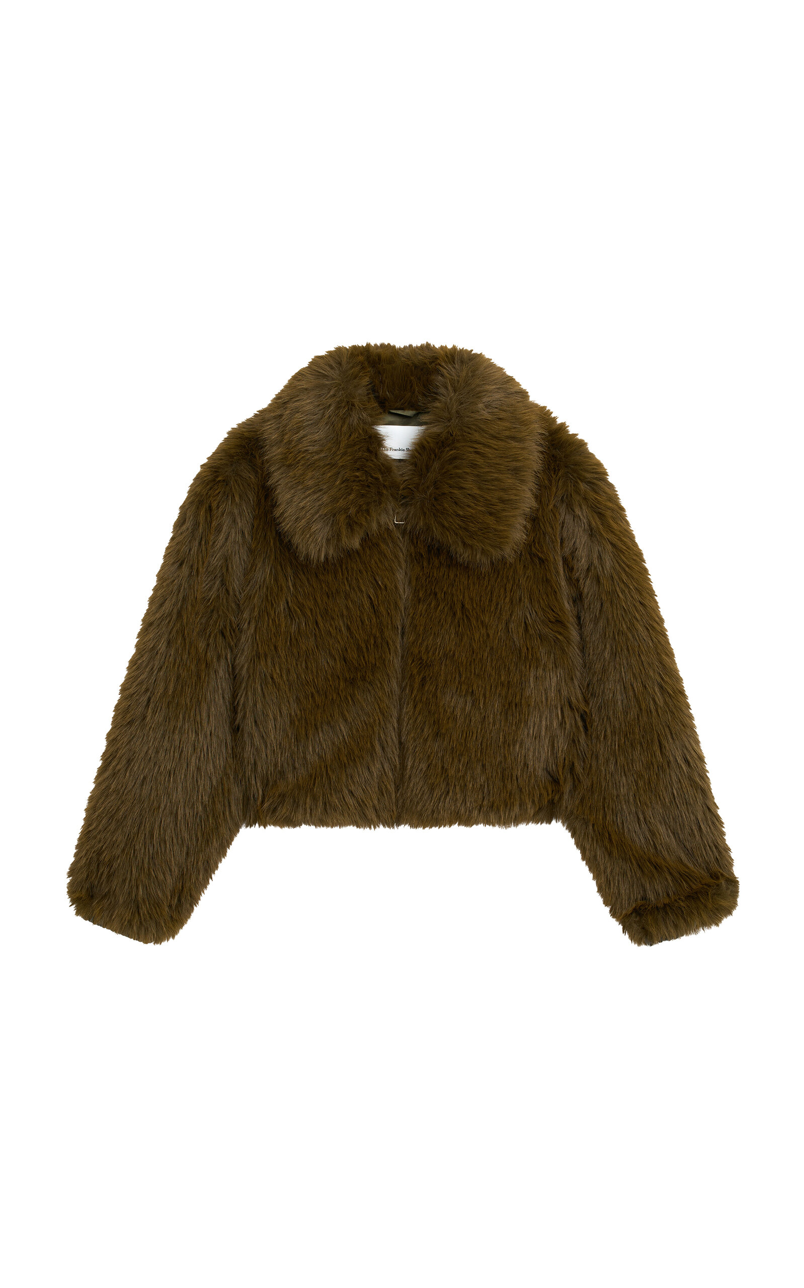 The Frankie Shop Hope Faux Fur Jacket In Animal Print