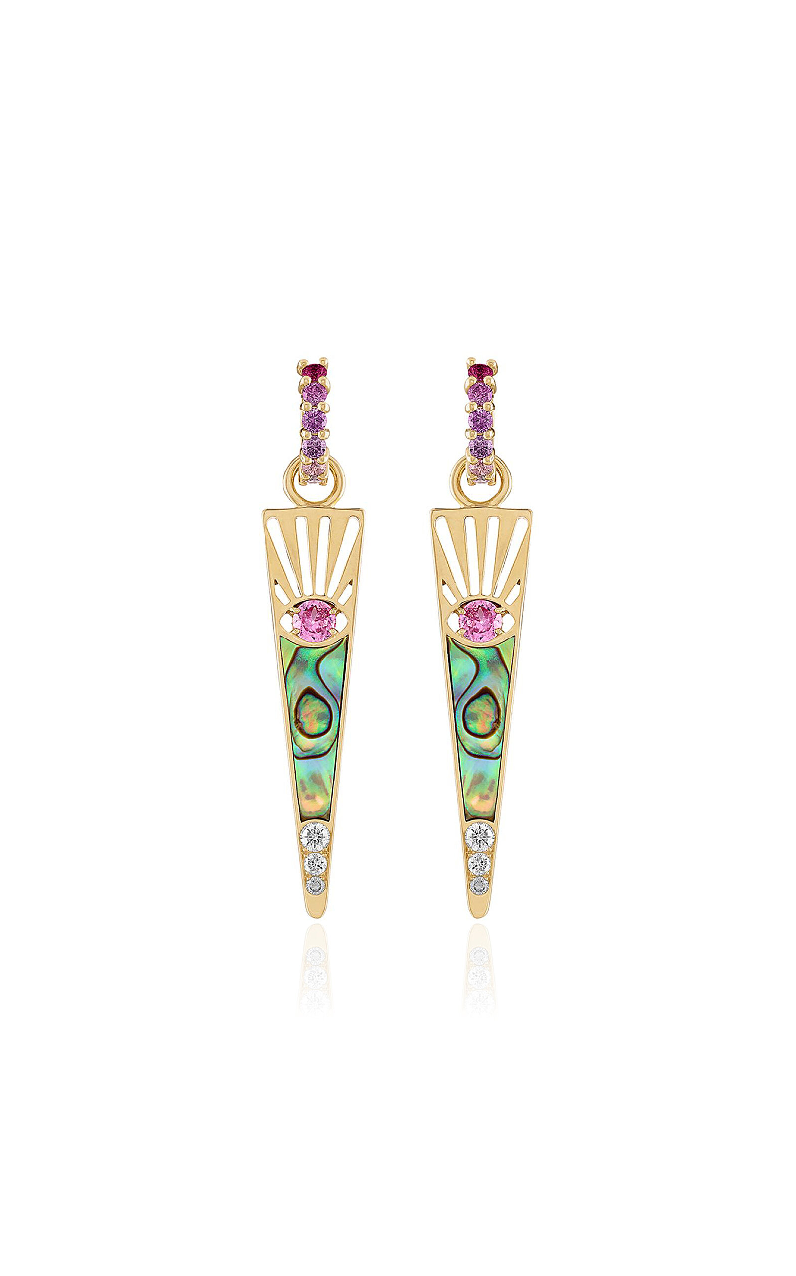 Horizons 14K Yellow Gold Multi-Stone Earrings