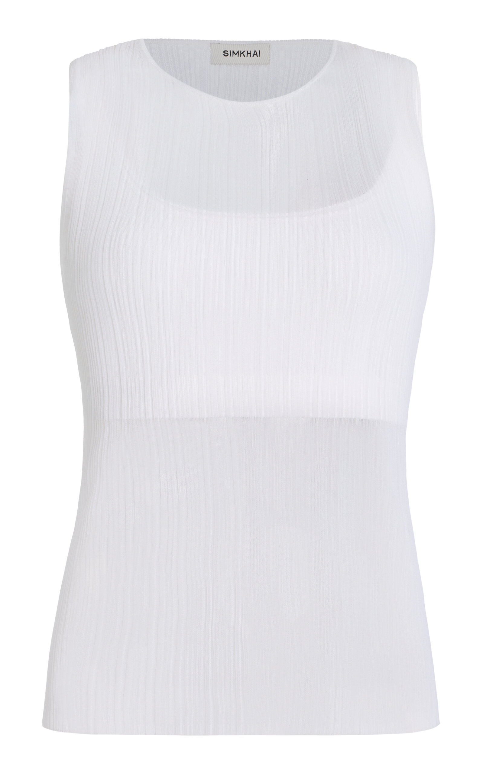 Simkhai Oakley Plisse Tank Top