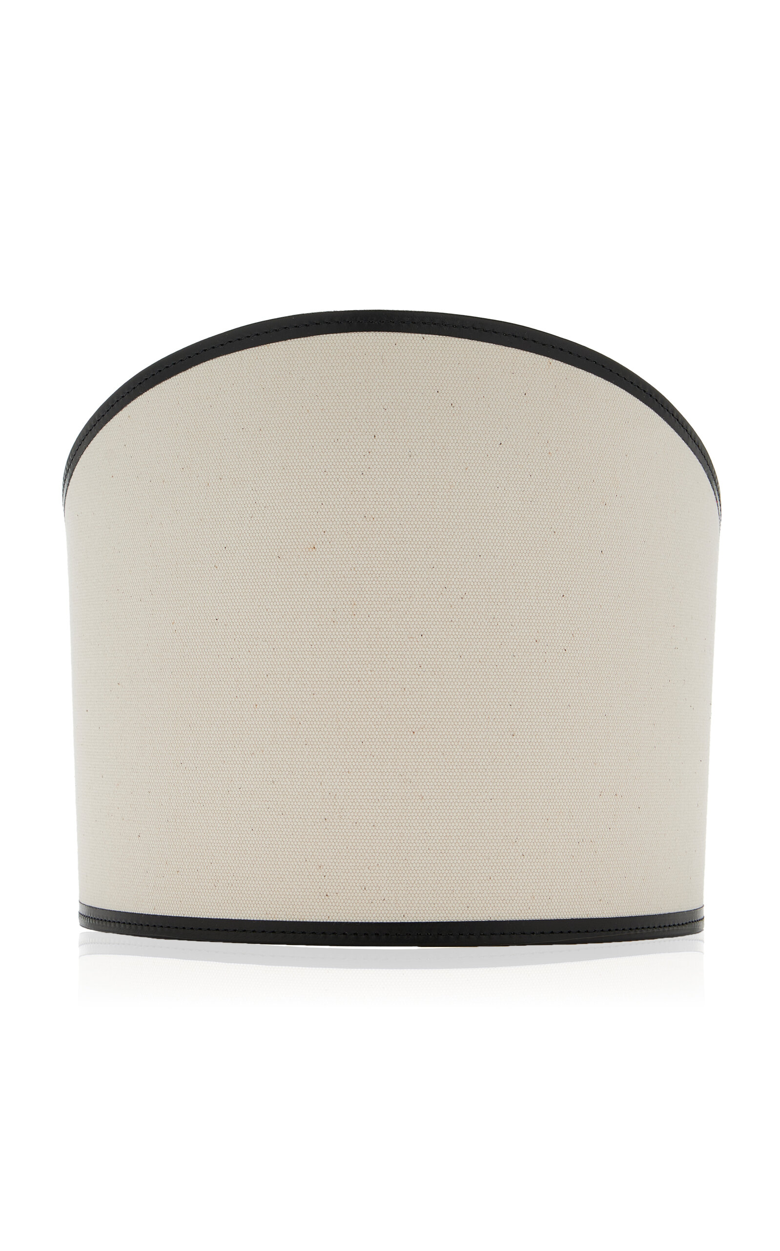 Dehanche Undone Canvas Corset Belt In White