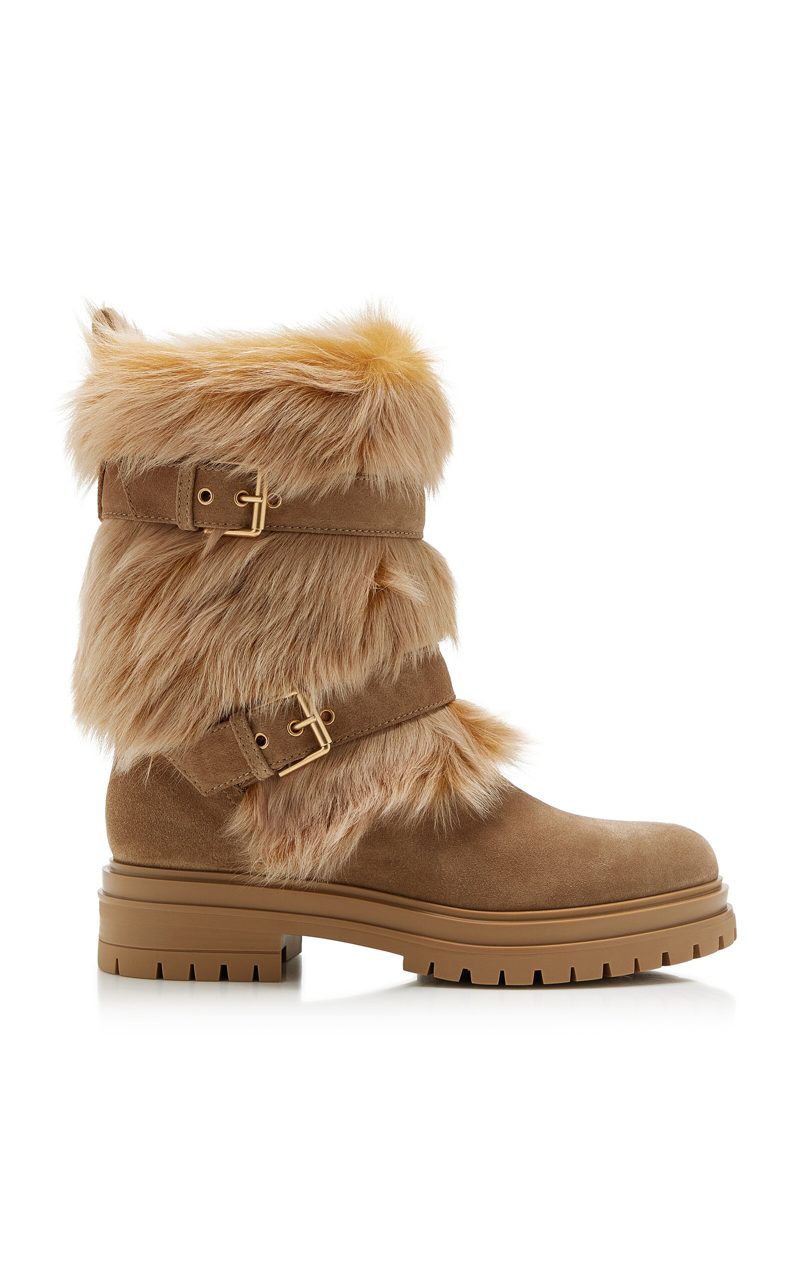 Gianvito Rossi Maverick Shearling Boots