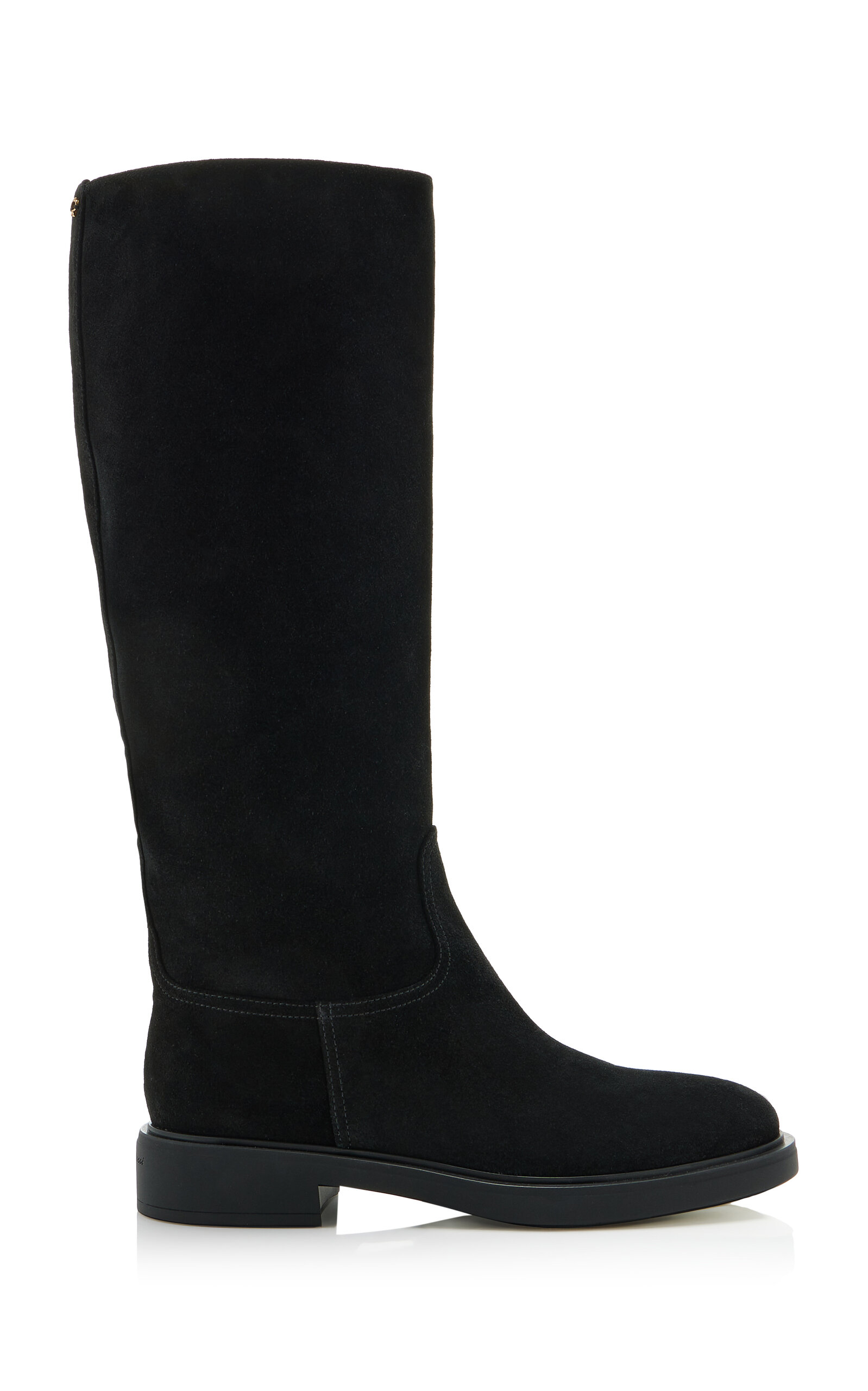 Gianvito Rossi Ascott Suede Boots In Black