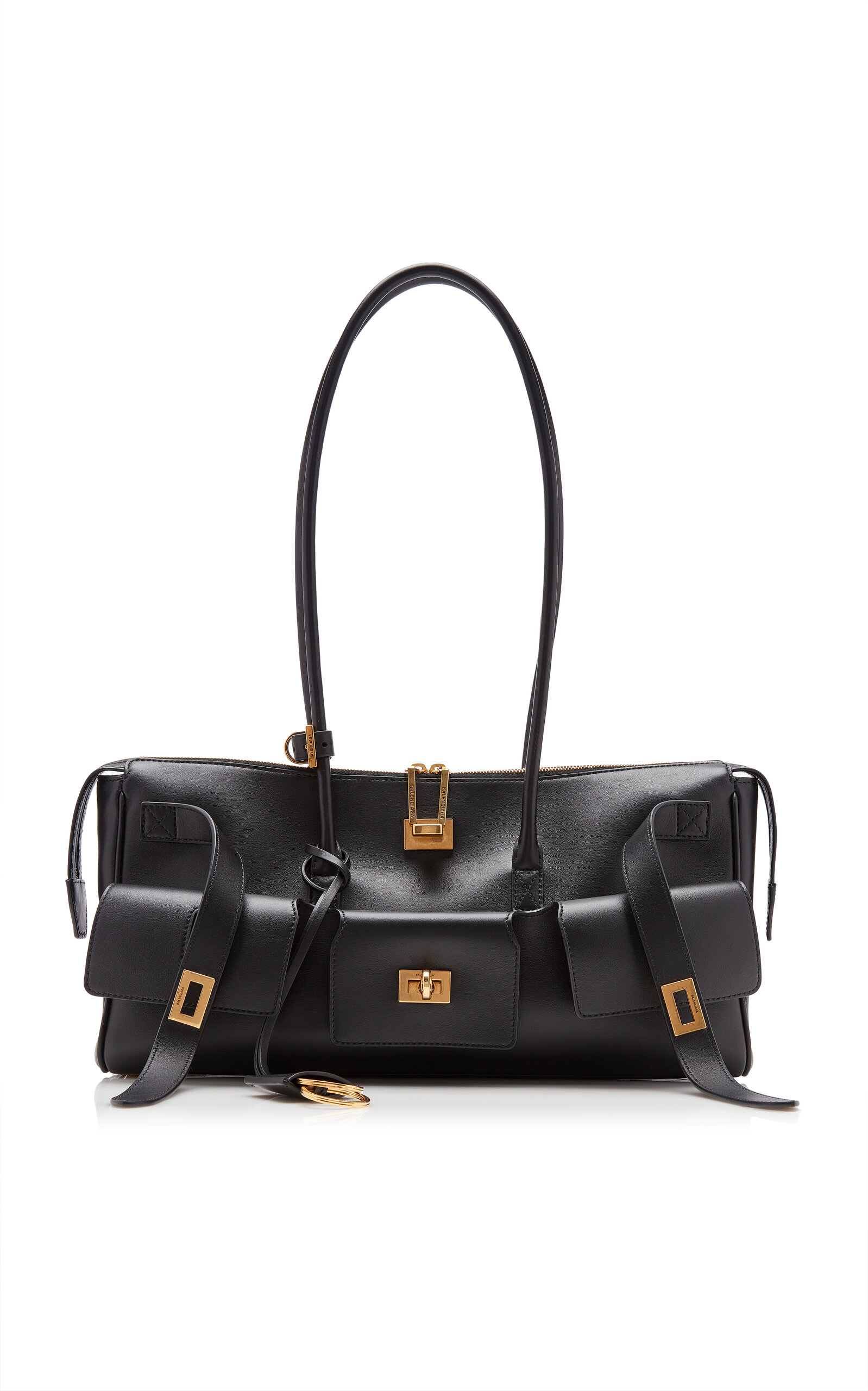 Balenciaga Bel Air Leather E/W Carry-All Bag