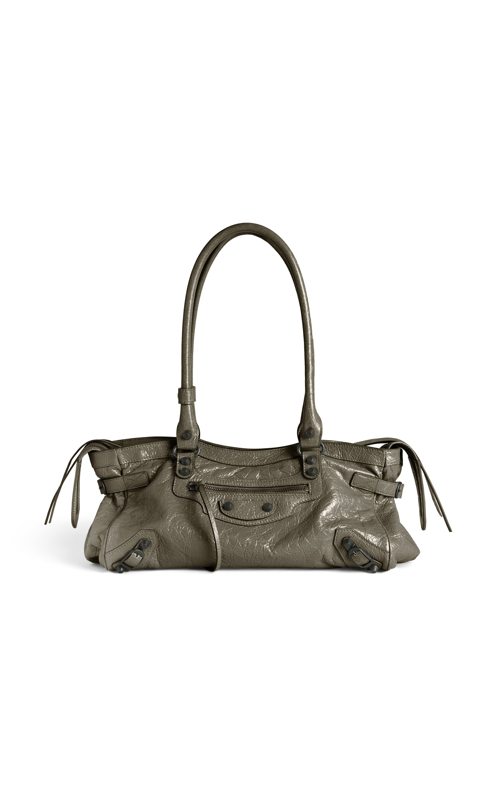 Balenciaga Le City East/West Leather Bag - Green - OS