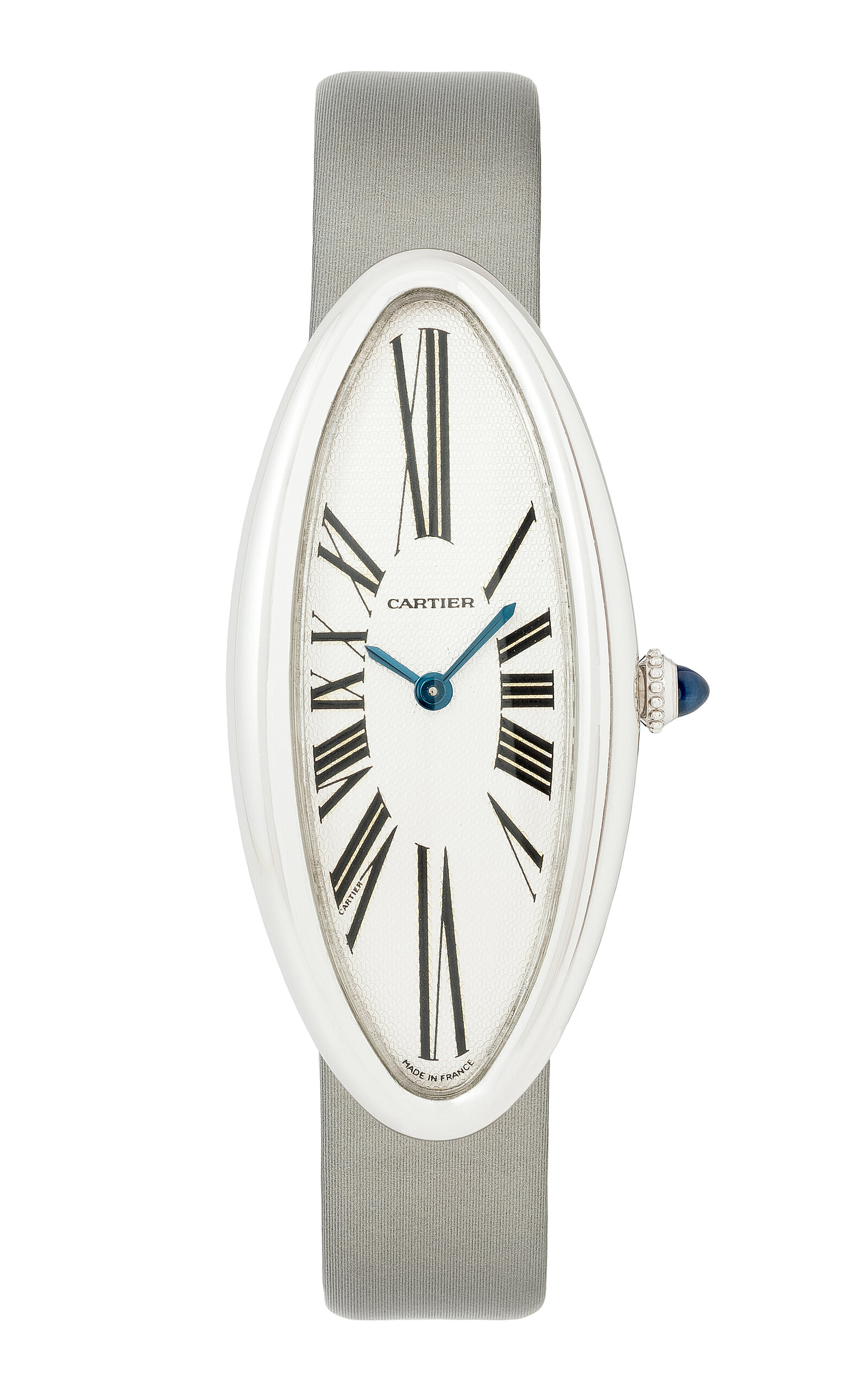 Stephanie Windsor Cartier Baignoire Allongée 18K White Gold Watch - Silver - OS - Moda Operandi