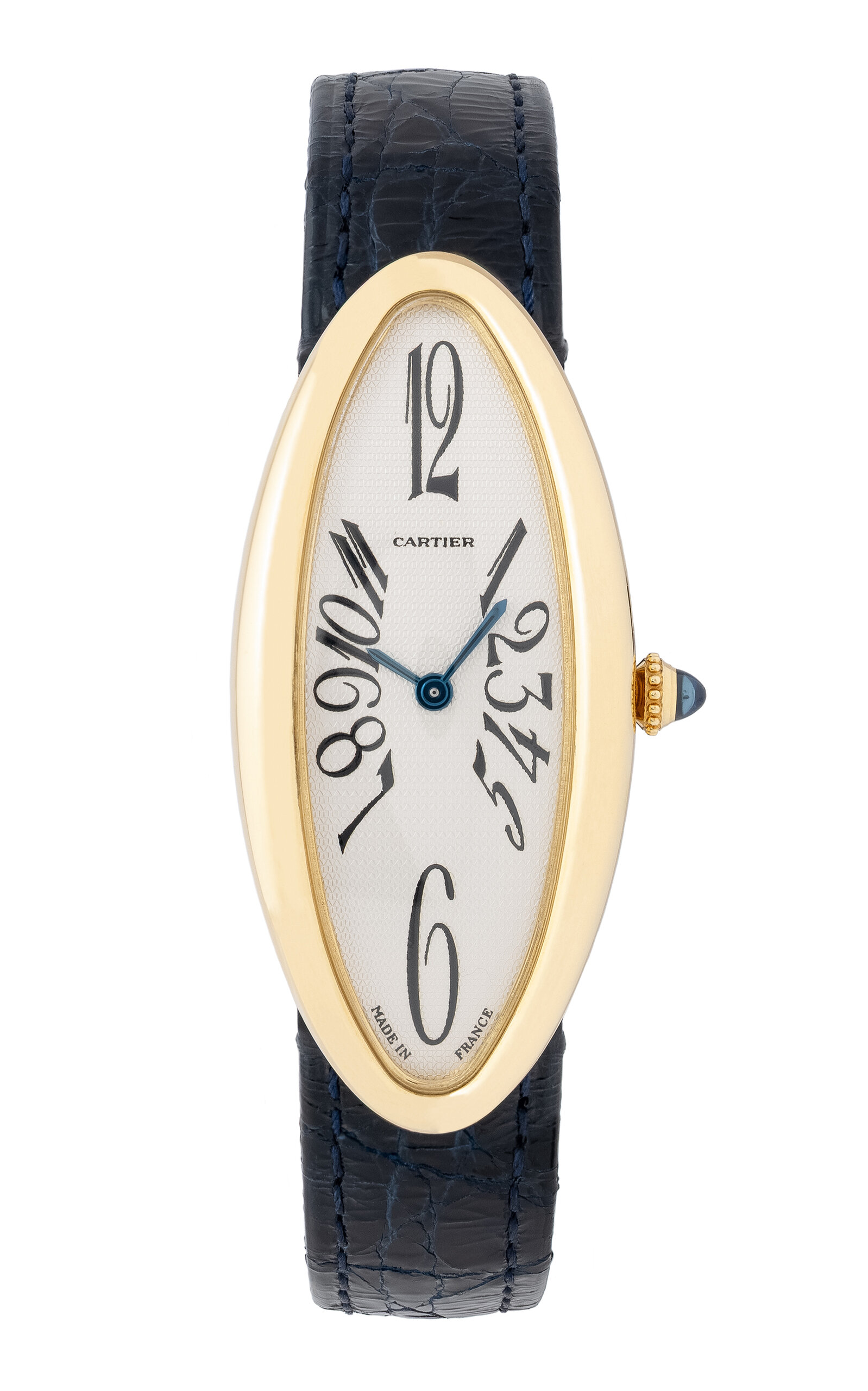 Stephanie Windsor Cartier Baignoire Allongée 18k Yellow Gold Watch