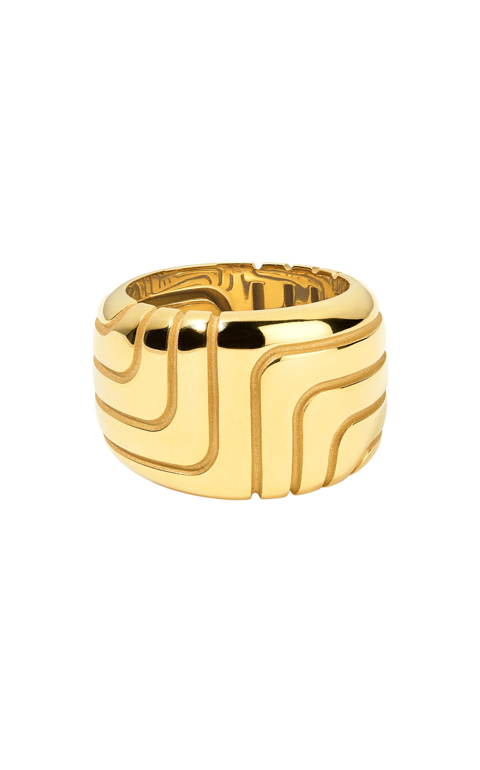 Labyrinth 18K Yellow Gold Ring