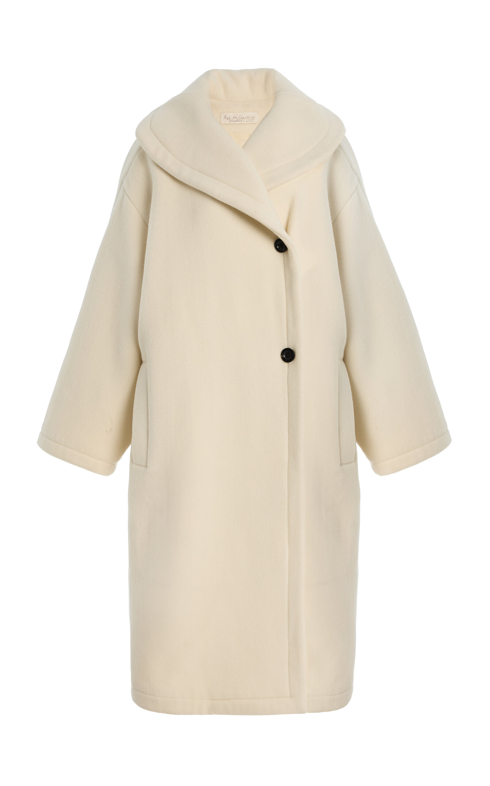 The Row Regino Wool Coat In Neutral