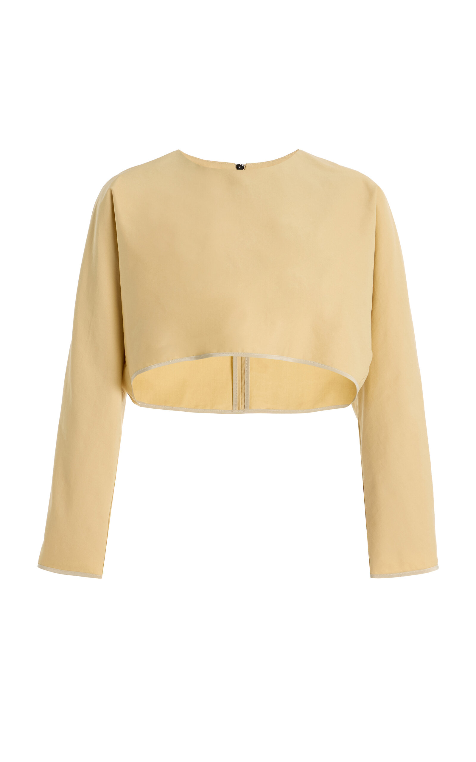 Maticevski Shoreline Cropped Cotton Top