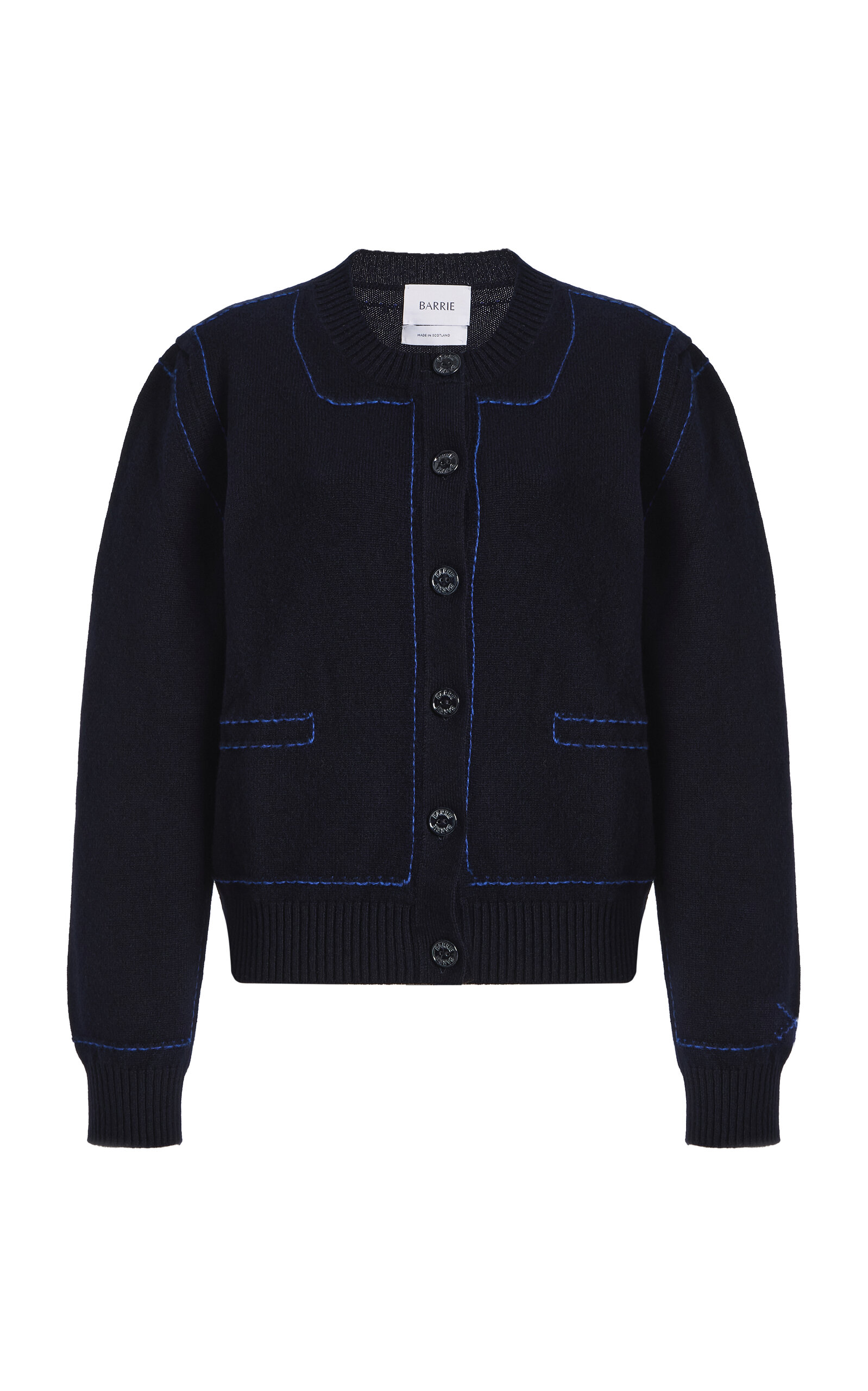 Barrie Cashmere Cardigan In Blue