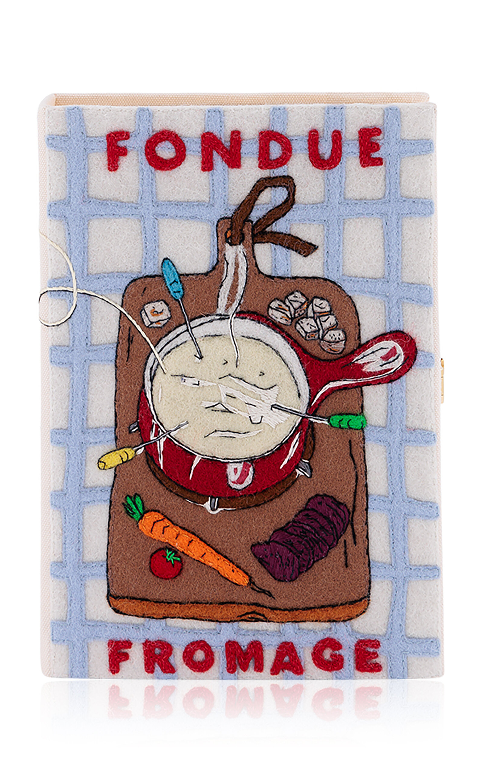 Olympia Le-Tan Fondue Fromage Book Clutch