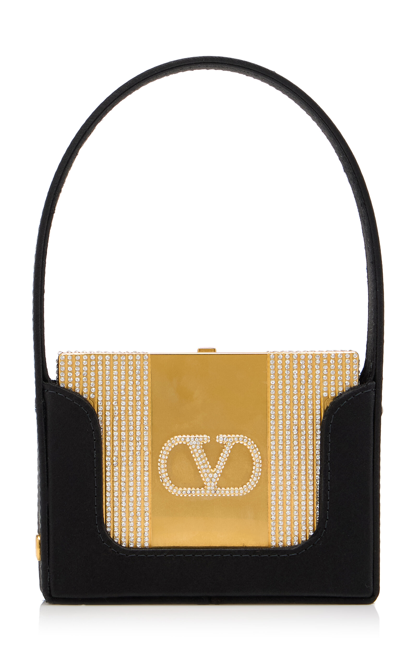 Valentino Garavani Minaudiere Mini Crystal-Embellished Bag