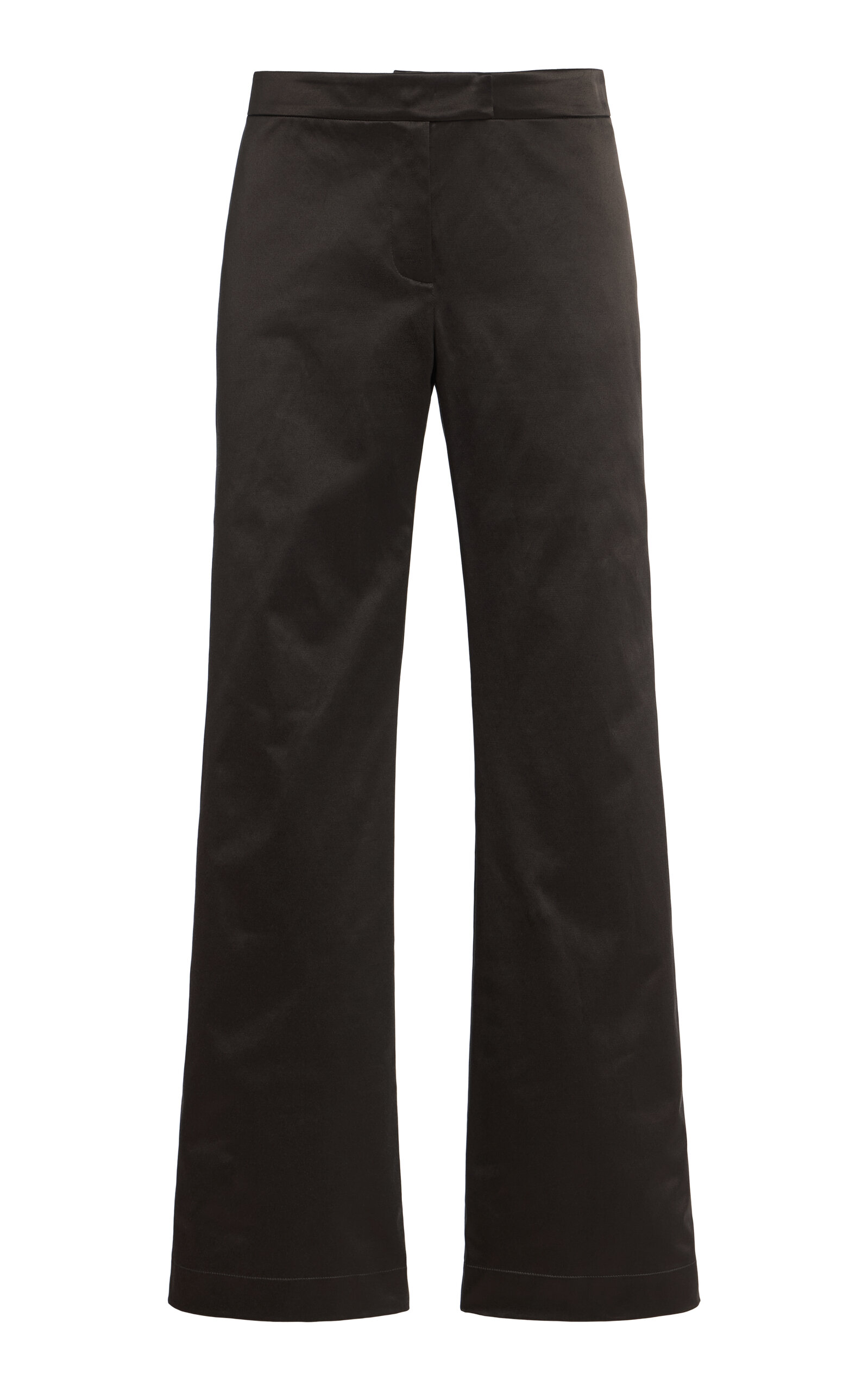 Alfie Bell Satin Flared-Leg Pants