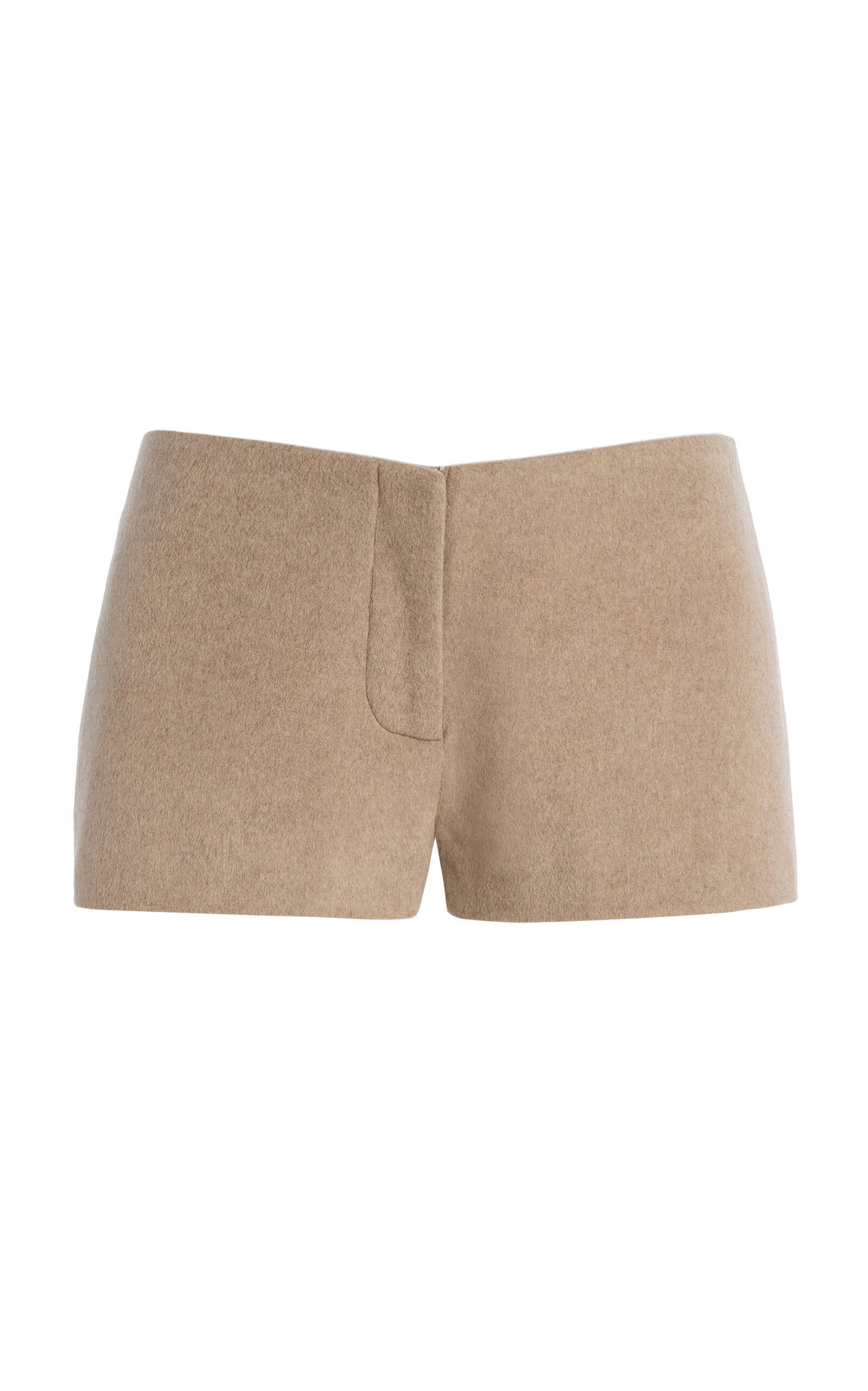 Alfie Gio Virgin Wool-blend Hot Pants In Neutral