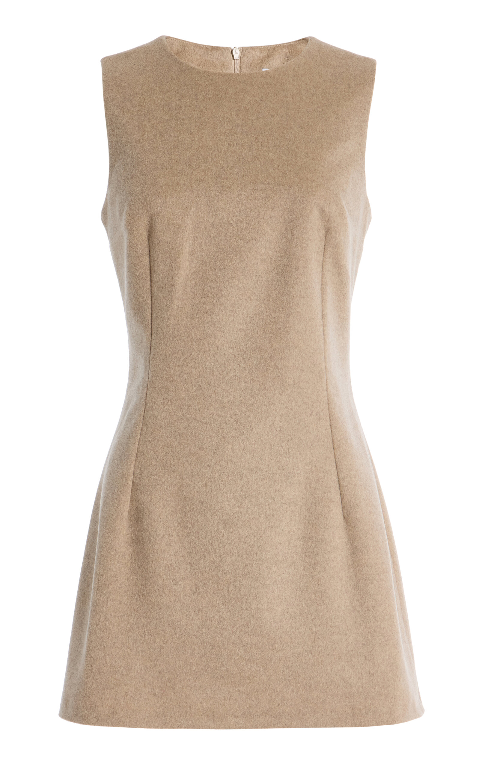 Alfie Exclusive Nori Wool-cashmere Mini Dress In Brown
