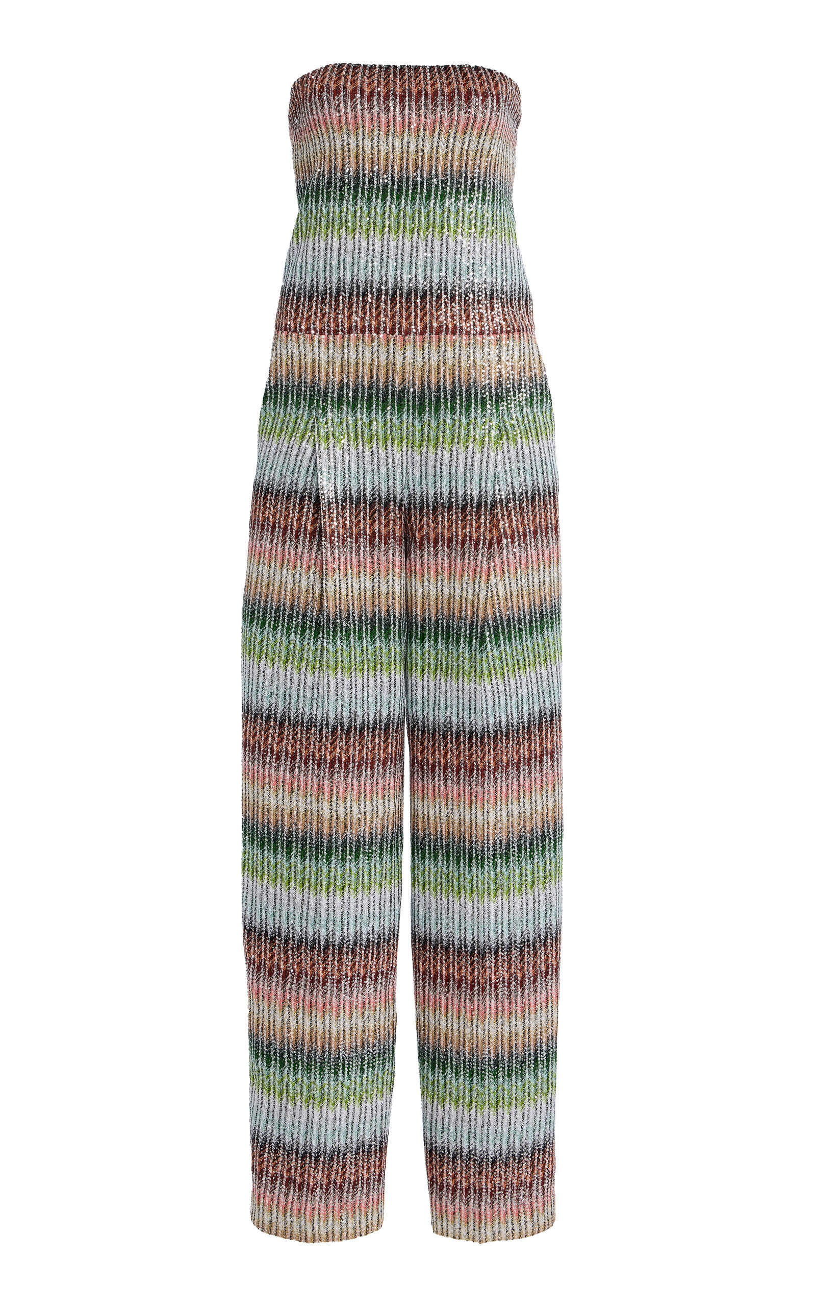 Missoni Sequined Knit Strapless Jumpsuit - Multi