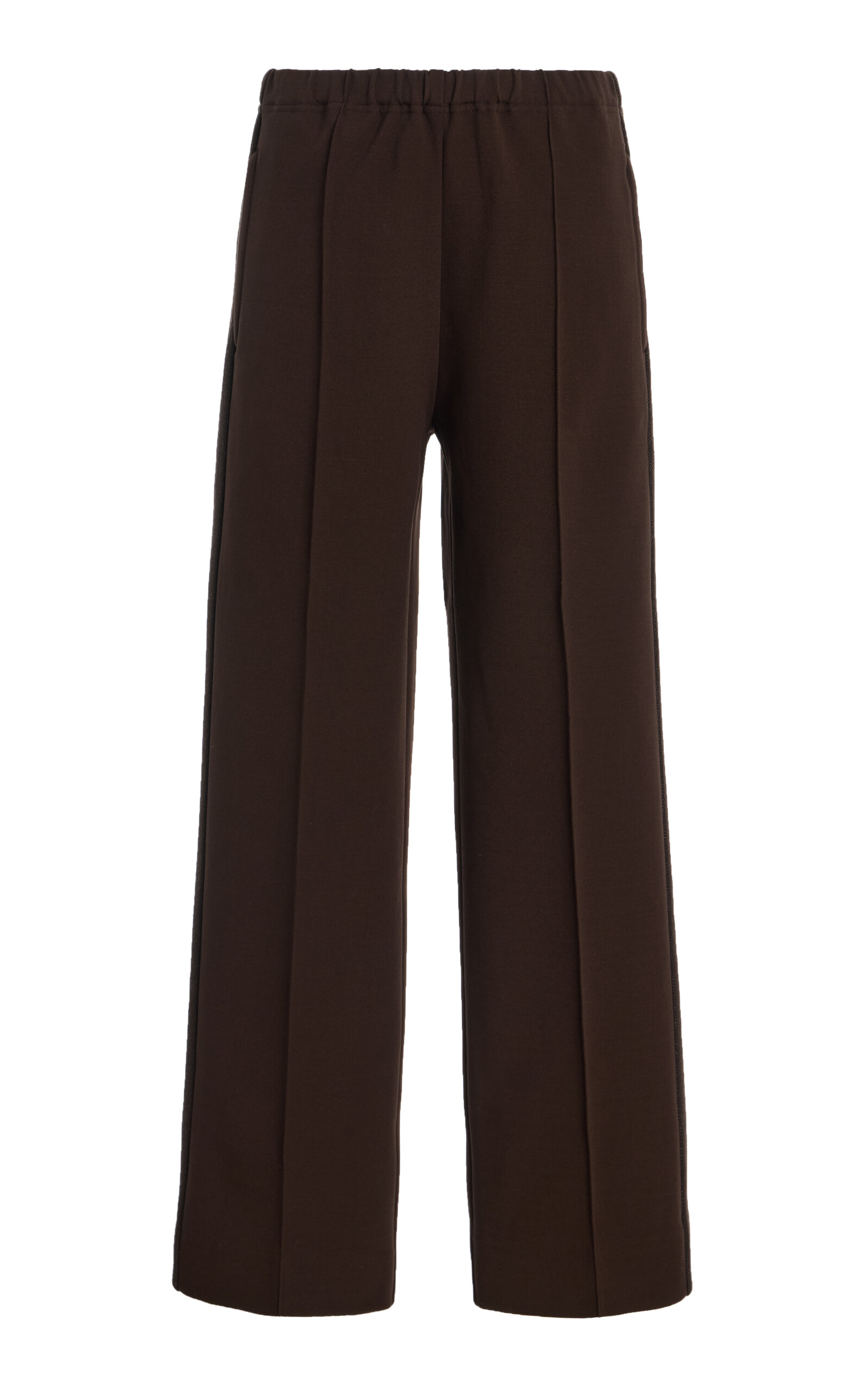 Miu Miu Knit Track Pants In Black