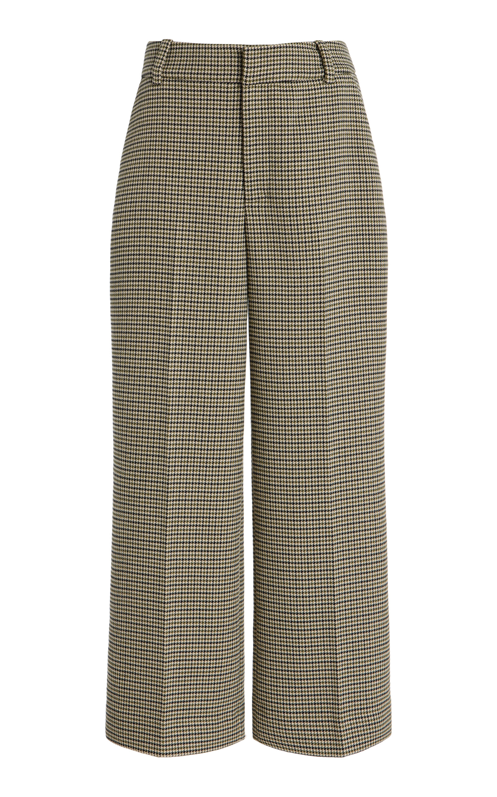 Cropped Houndstooth Fiona Trousers