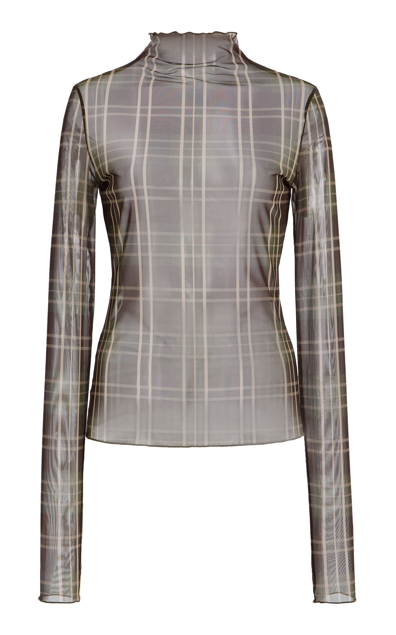 Favorite Daughter Sheer Fantasy Top - Plaid