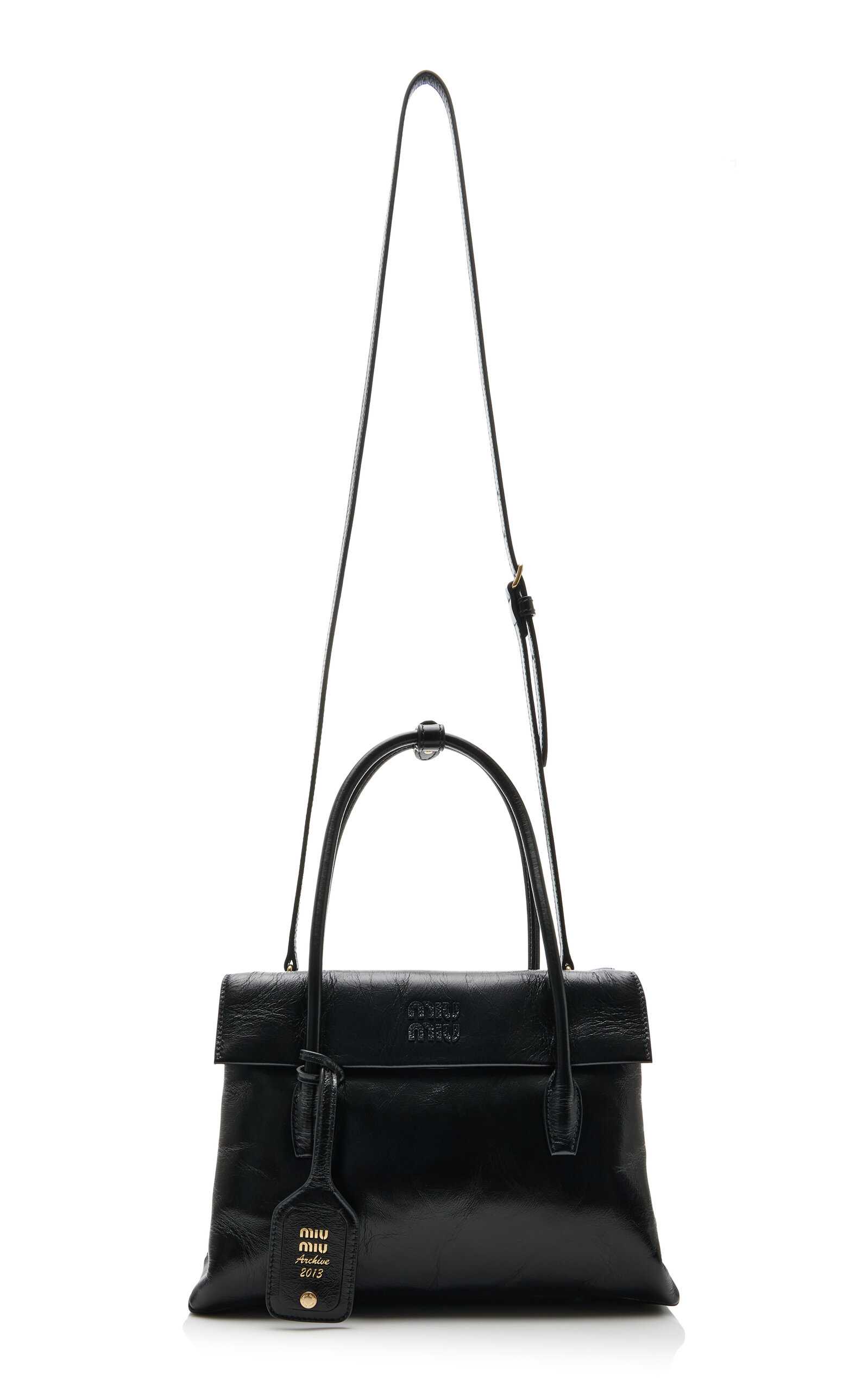 Miu Miu Solitaire Small Leather Tote Bag