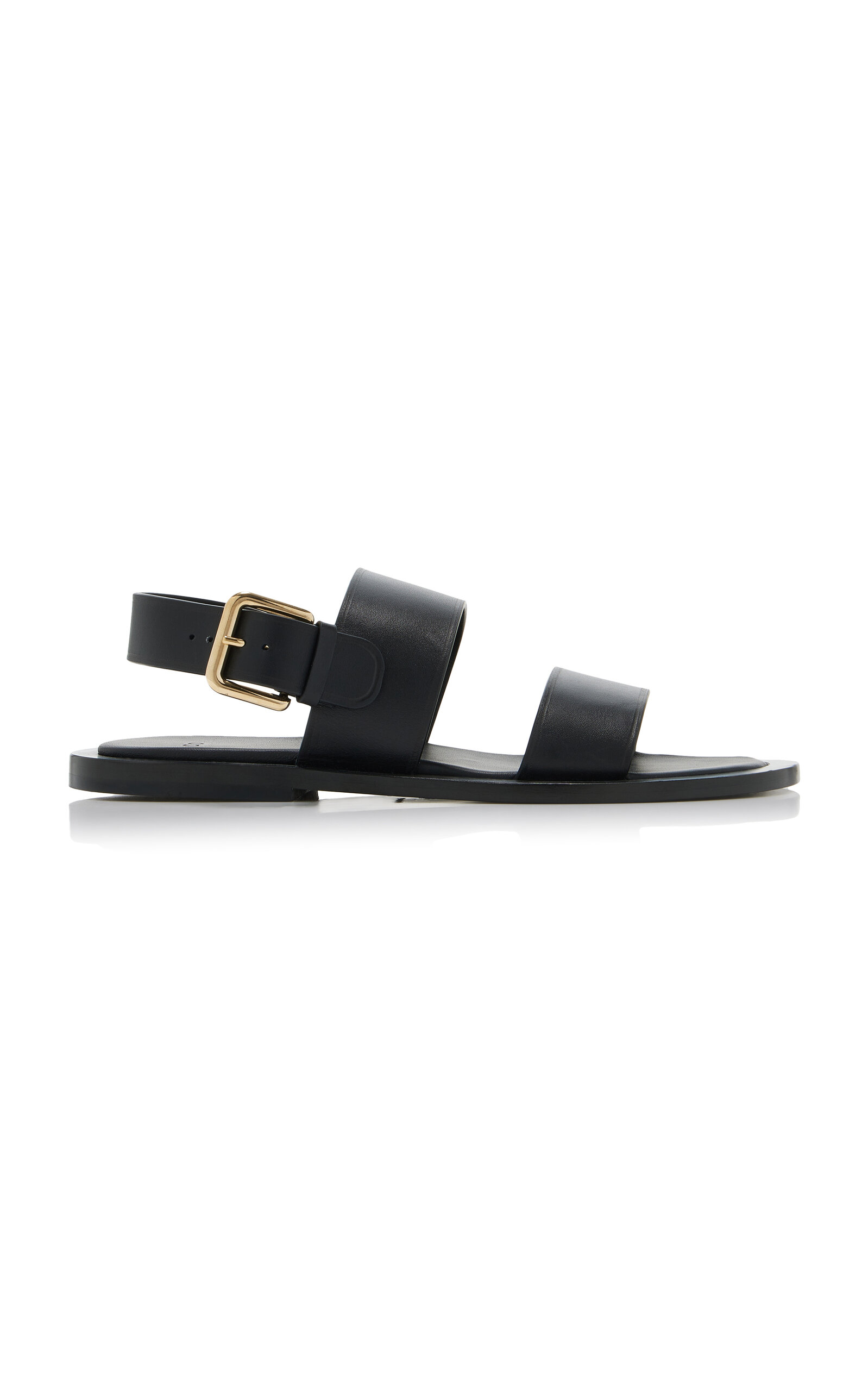 Co Leather Sandals - Black - IT 36.5