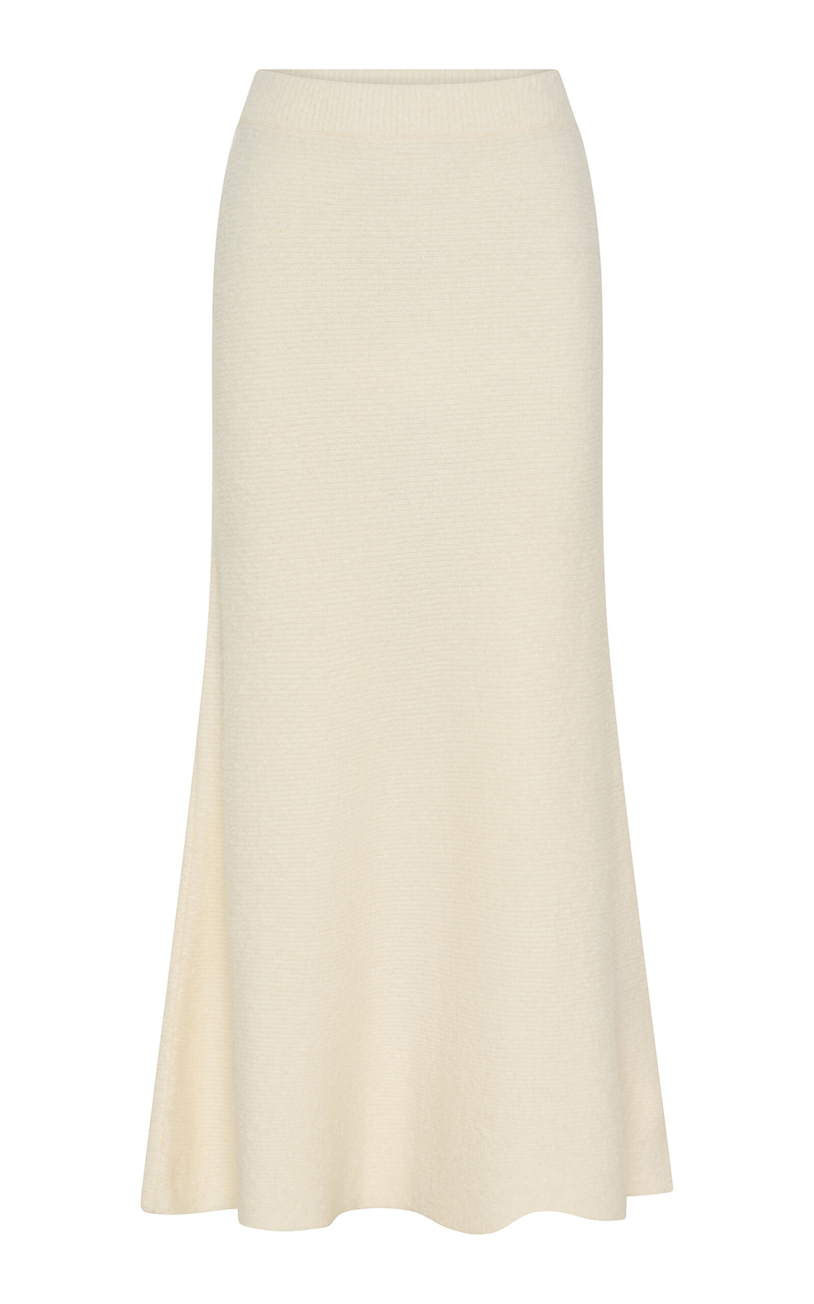 Anna Quan Campbell Knit Maxi Skirt In White