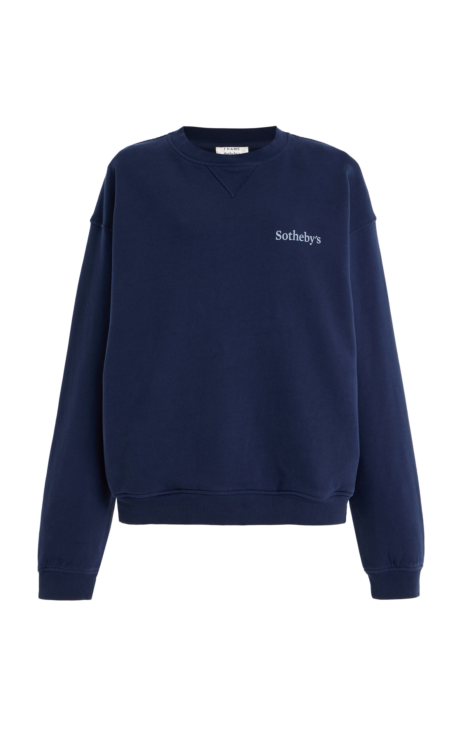FRAME x Sotheby's Cotton Sweatshirt - Navy
