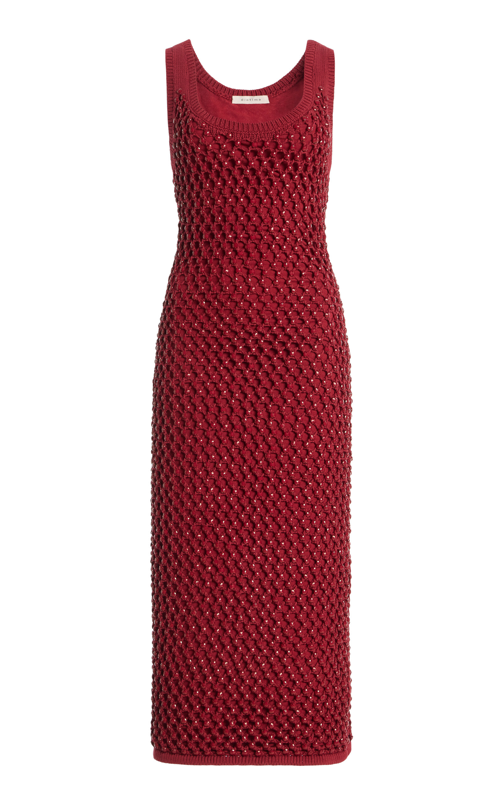 Diotima Exclusive Emin Crystal-Embellished Knit Midi Dress