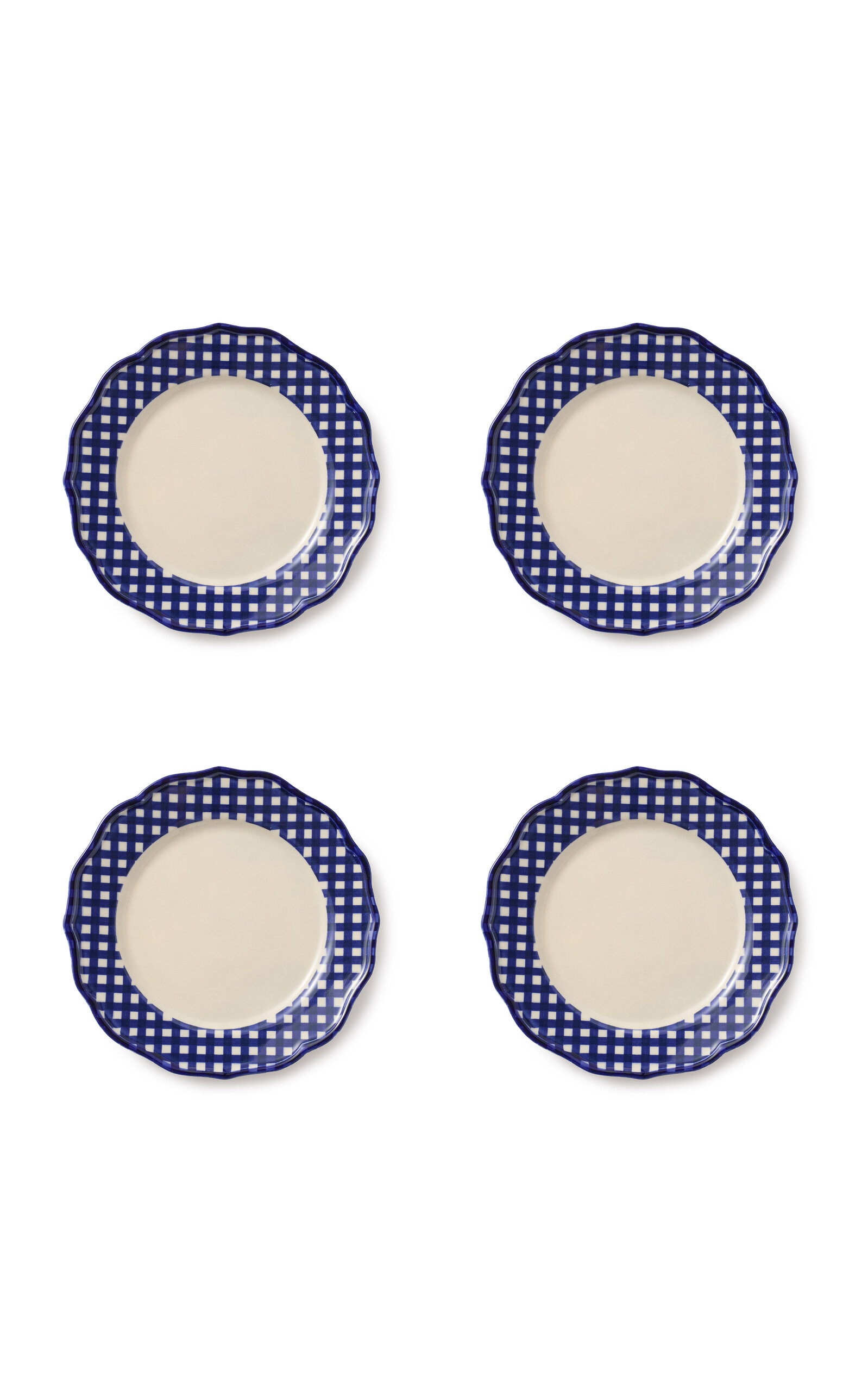 Maison Madison Set-of-four Beatrix Side Plate In Blue
