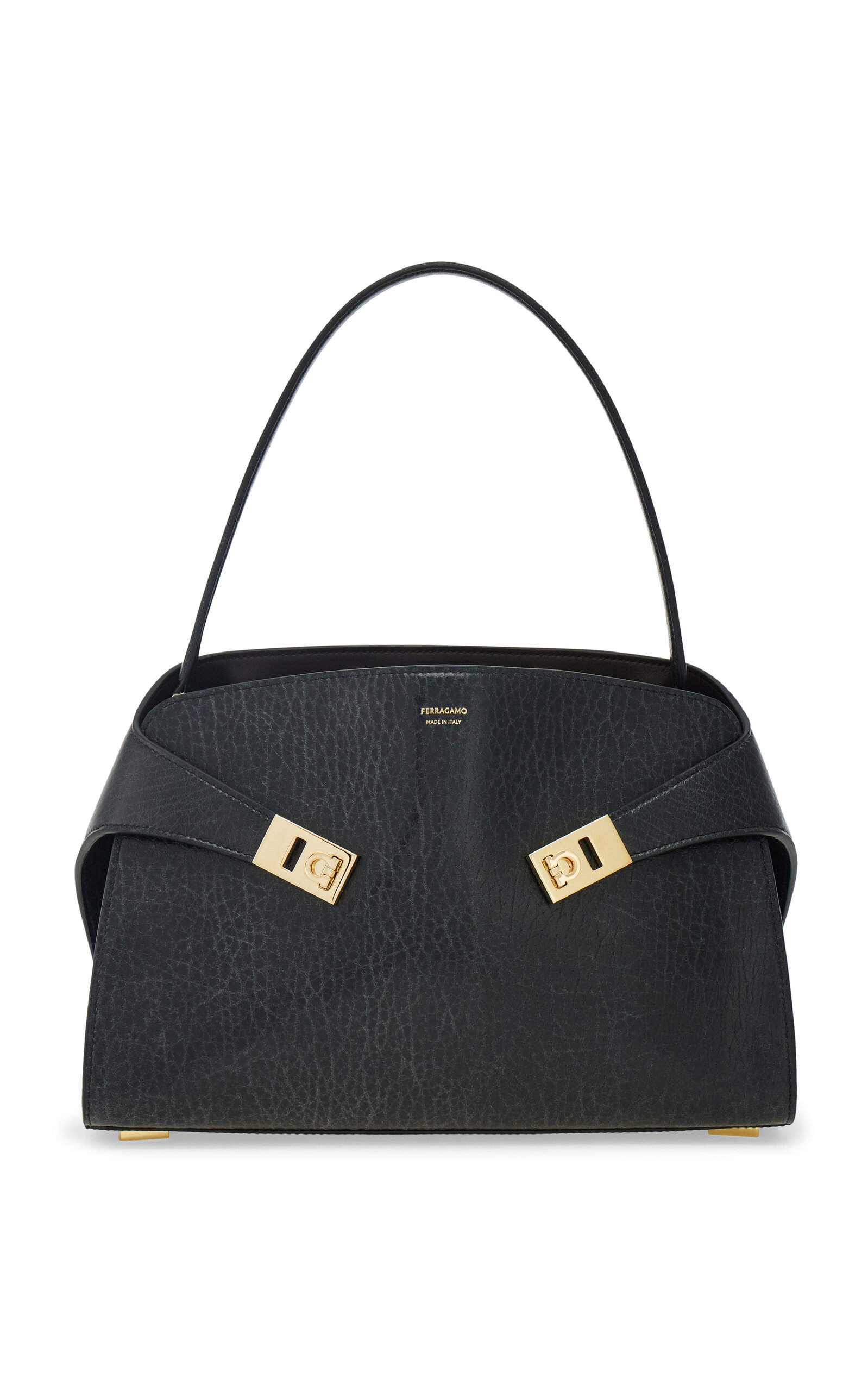 Ferragamo Small Hug Leather Shoulder Bag