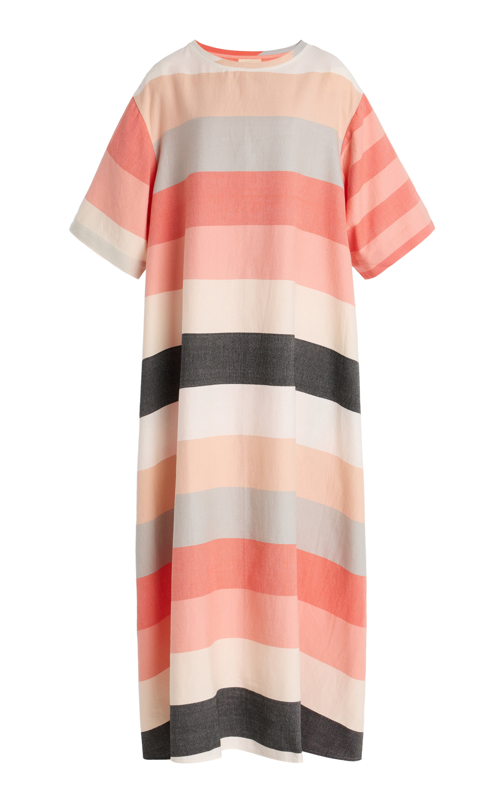 Marrakshi Life The Striped Cotton T-Shirt Dress