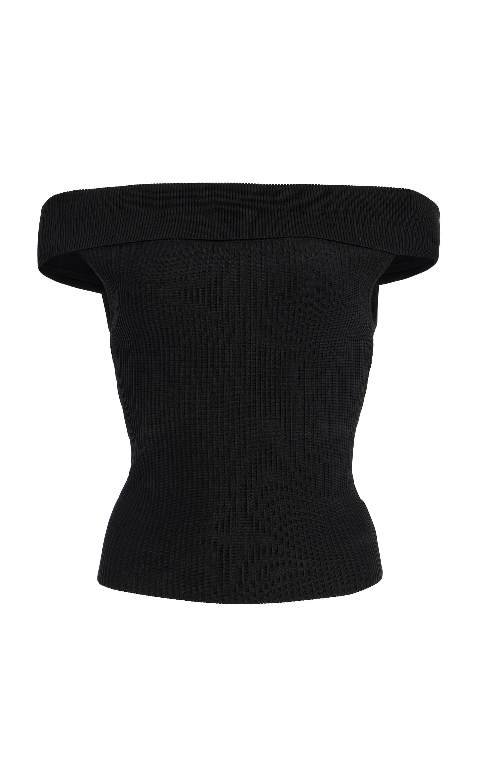 DL1961 Instasculpt™ Rib Off Shoulder Top - White