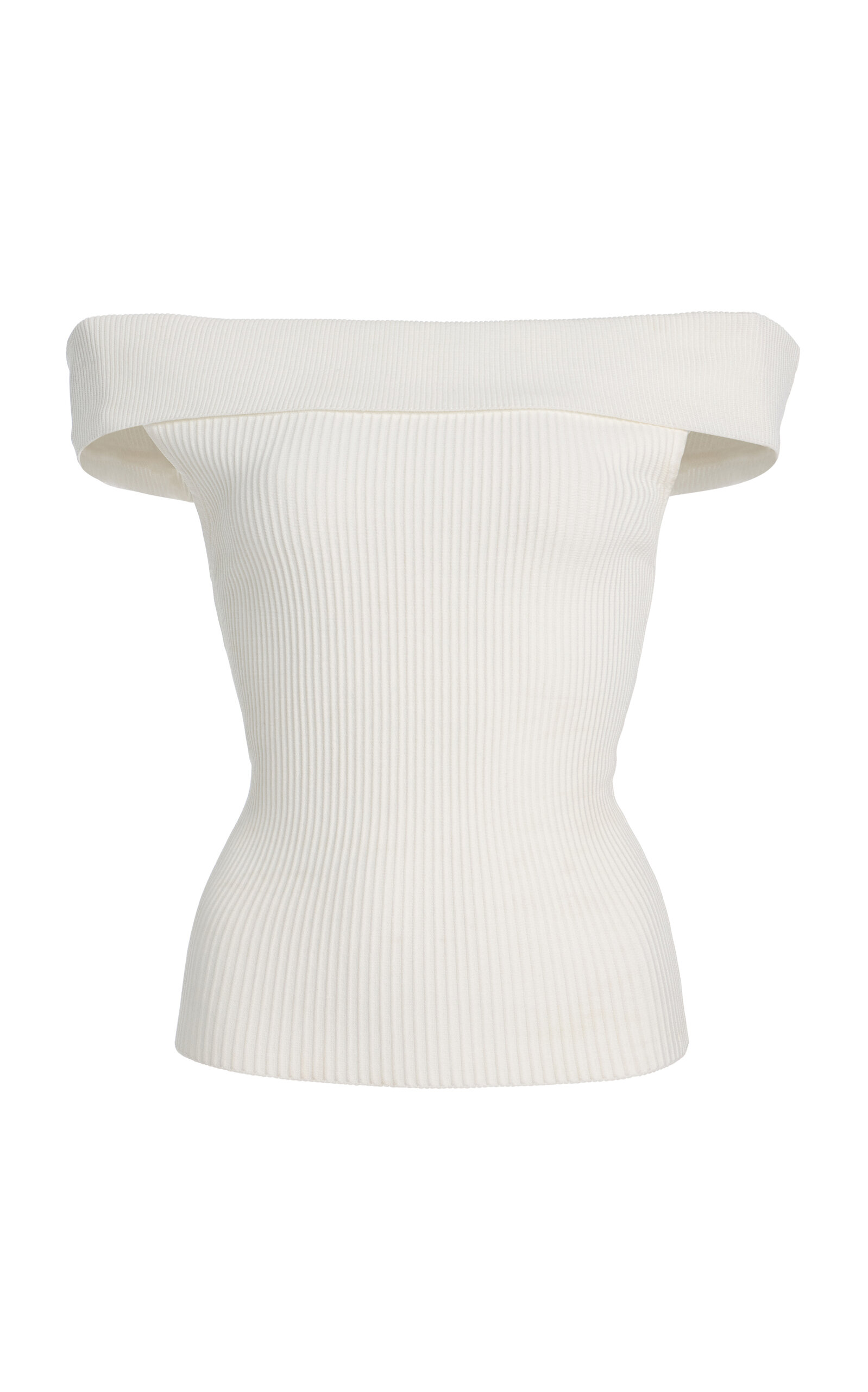 Instasculpt™ Rib Off Shoulder Top