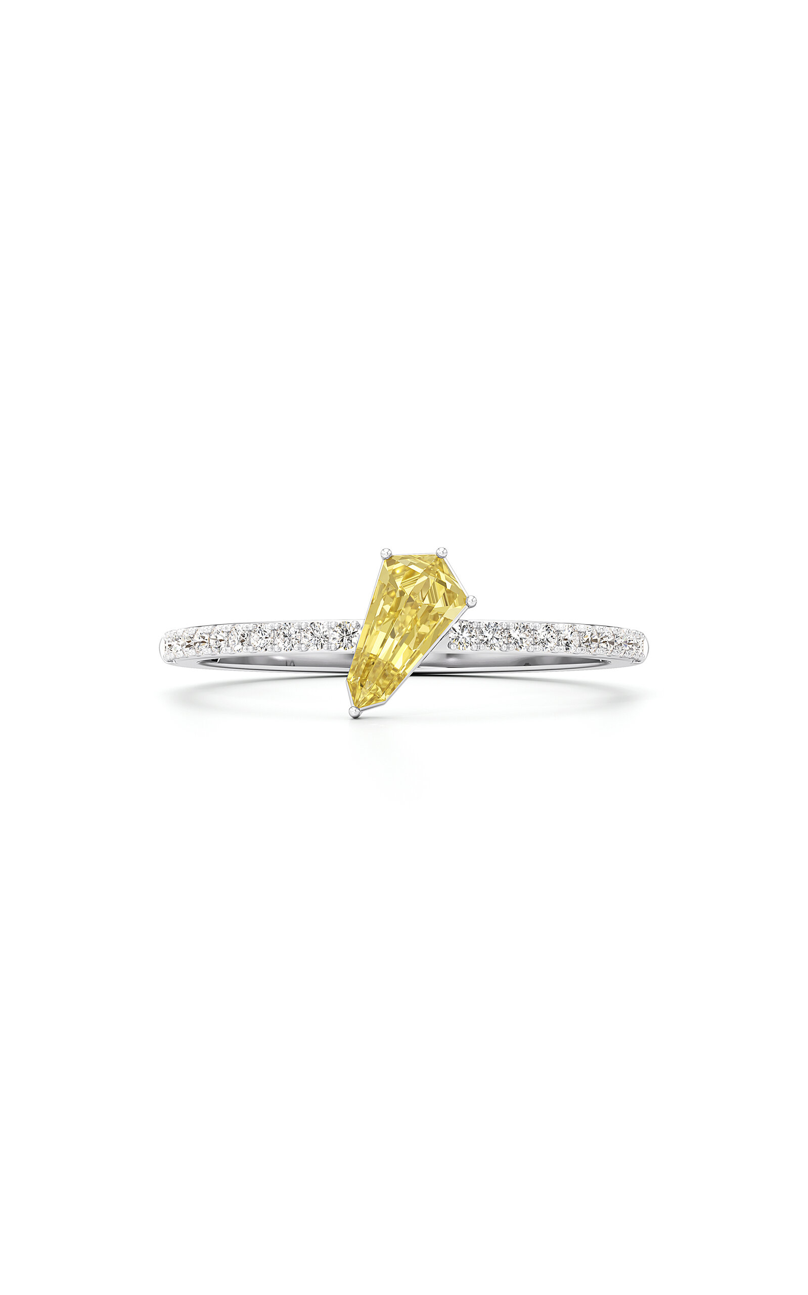 Phoenix Rising 18K White Gold Diamond  Ring