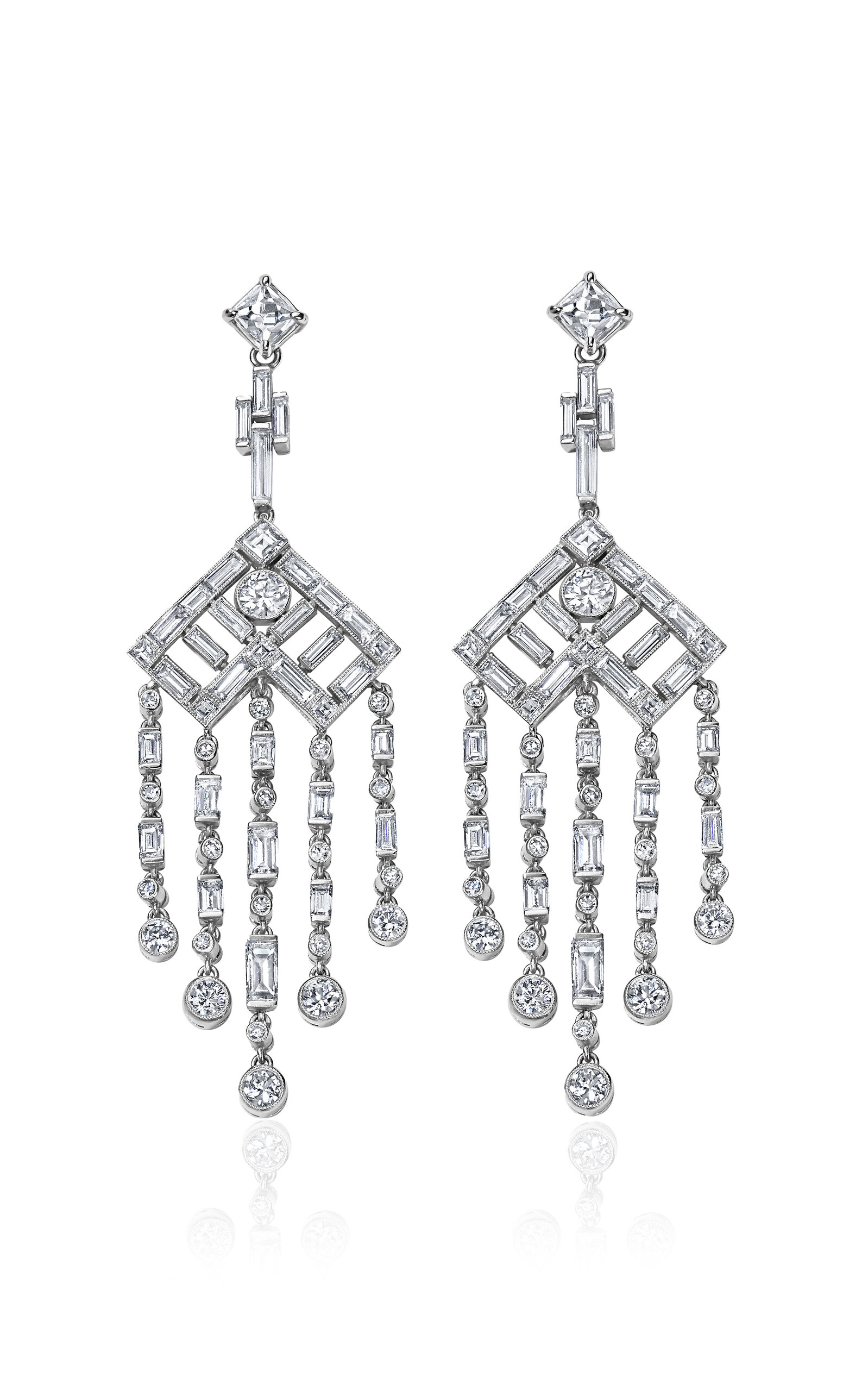 J’adore Platinum Diamond Earrings