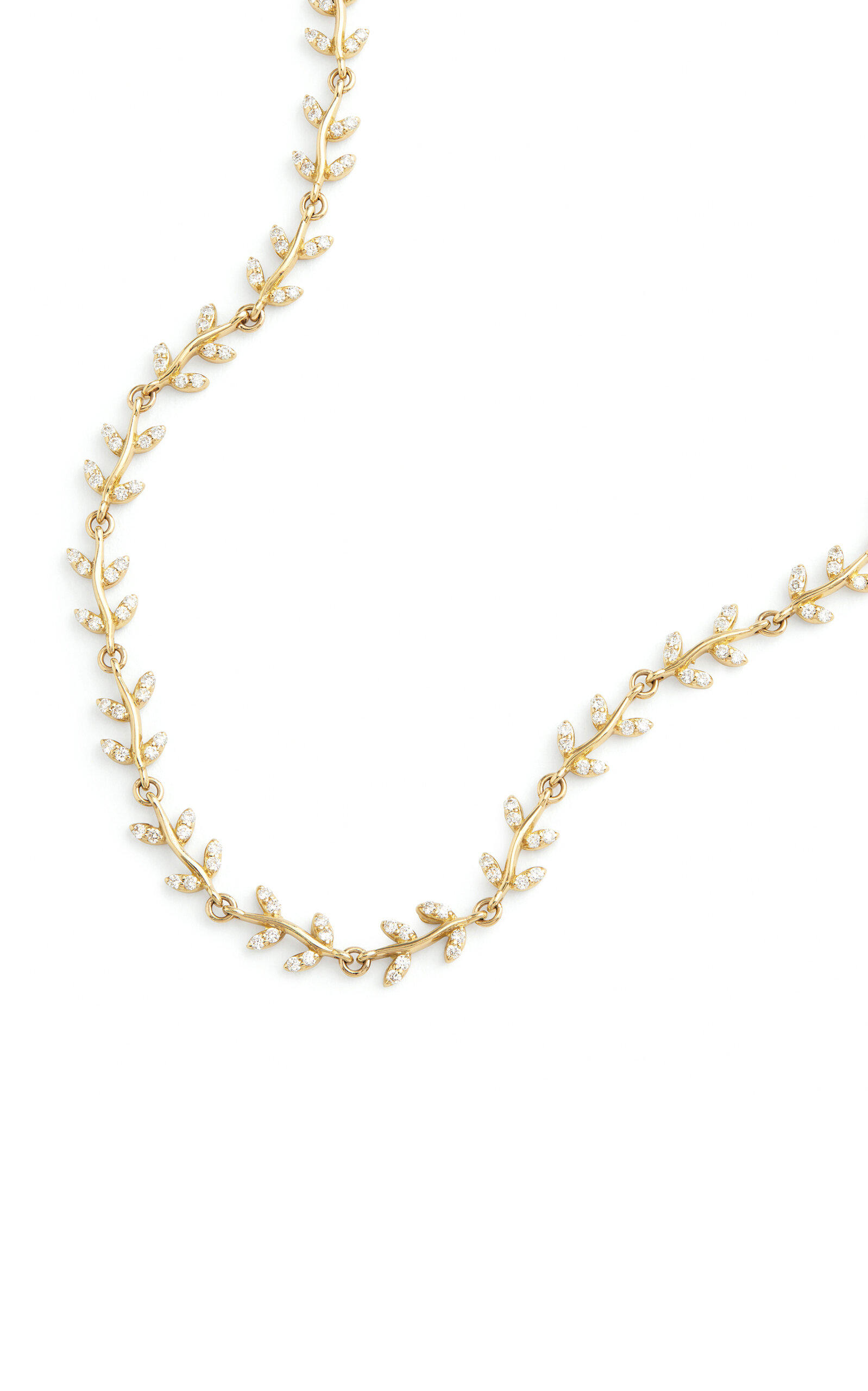 18k Yellow Gold Diamond Necklace