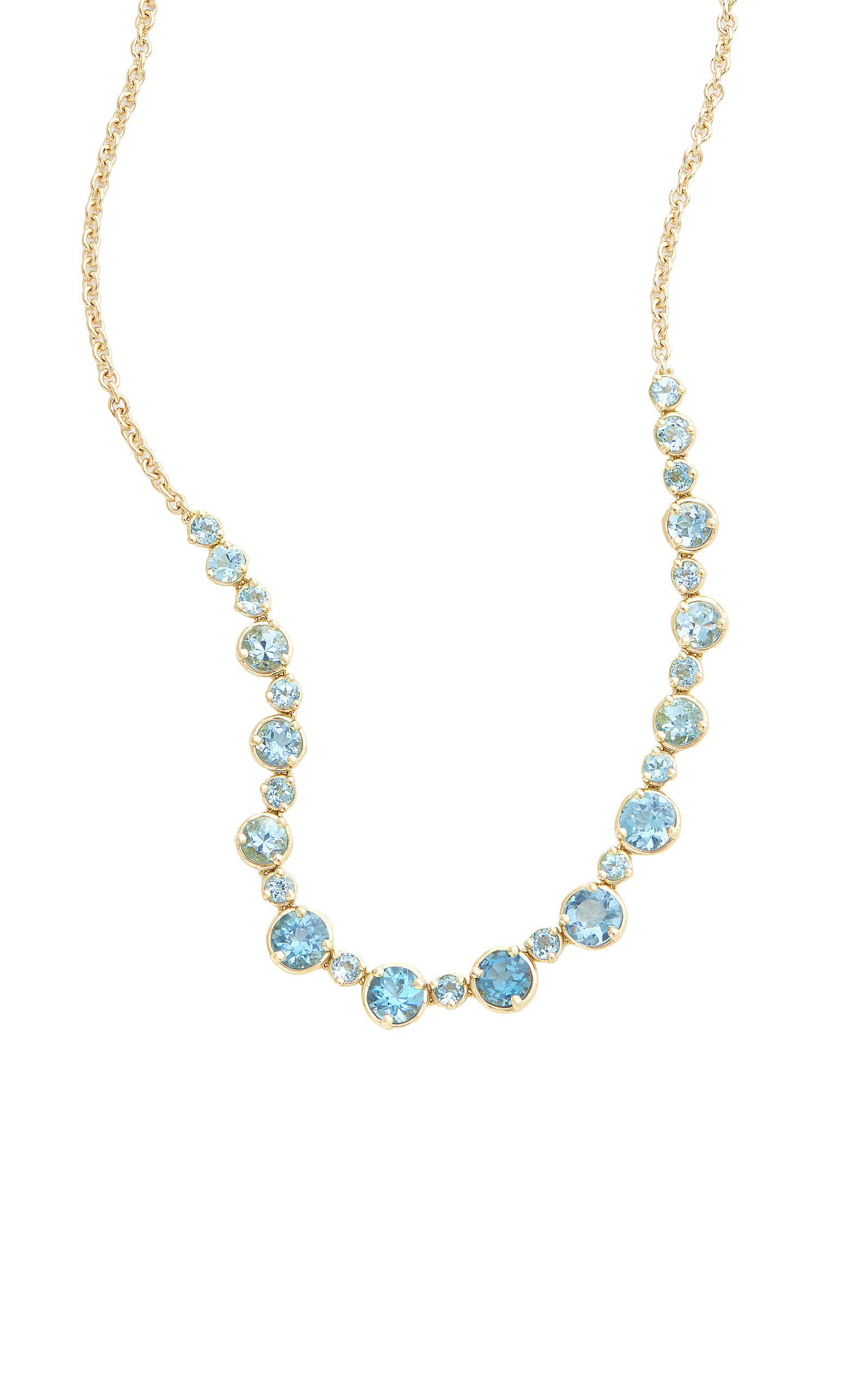 18K Yellow Gold Multi-Stone Necklace