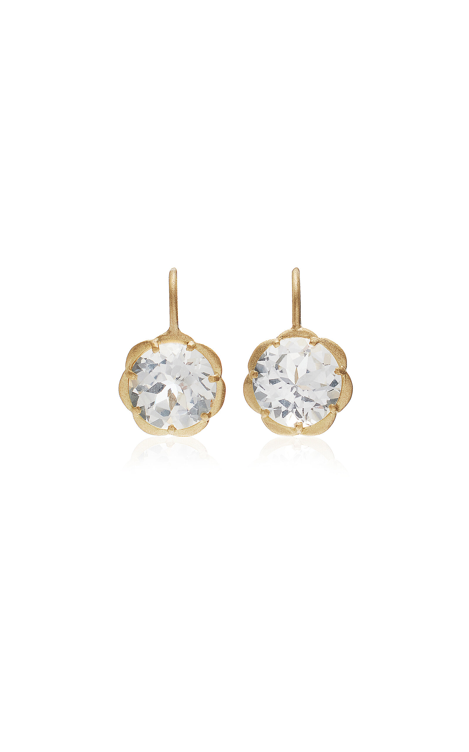 Blossom 18K Yellow Gold Topaz Earrings