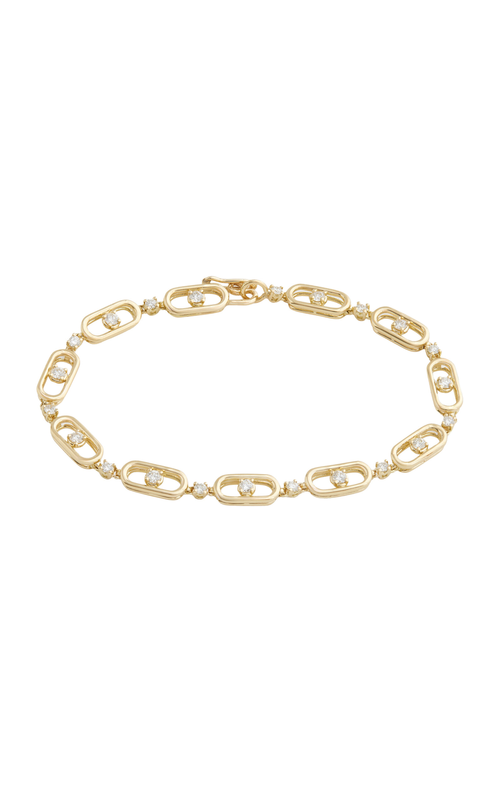 18K Yellow Gold Diamond Bracelet