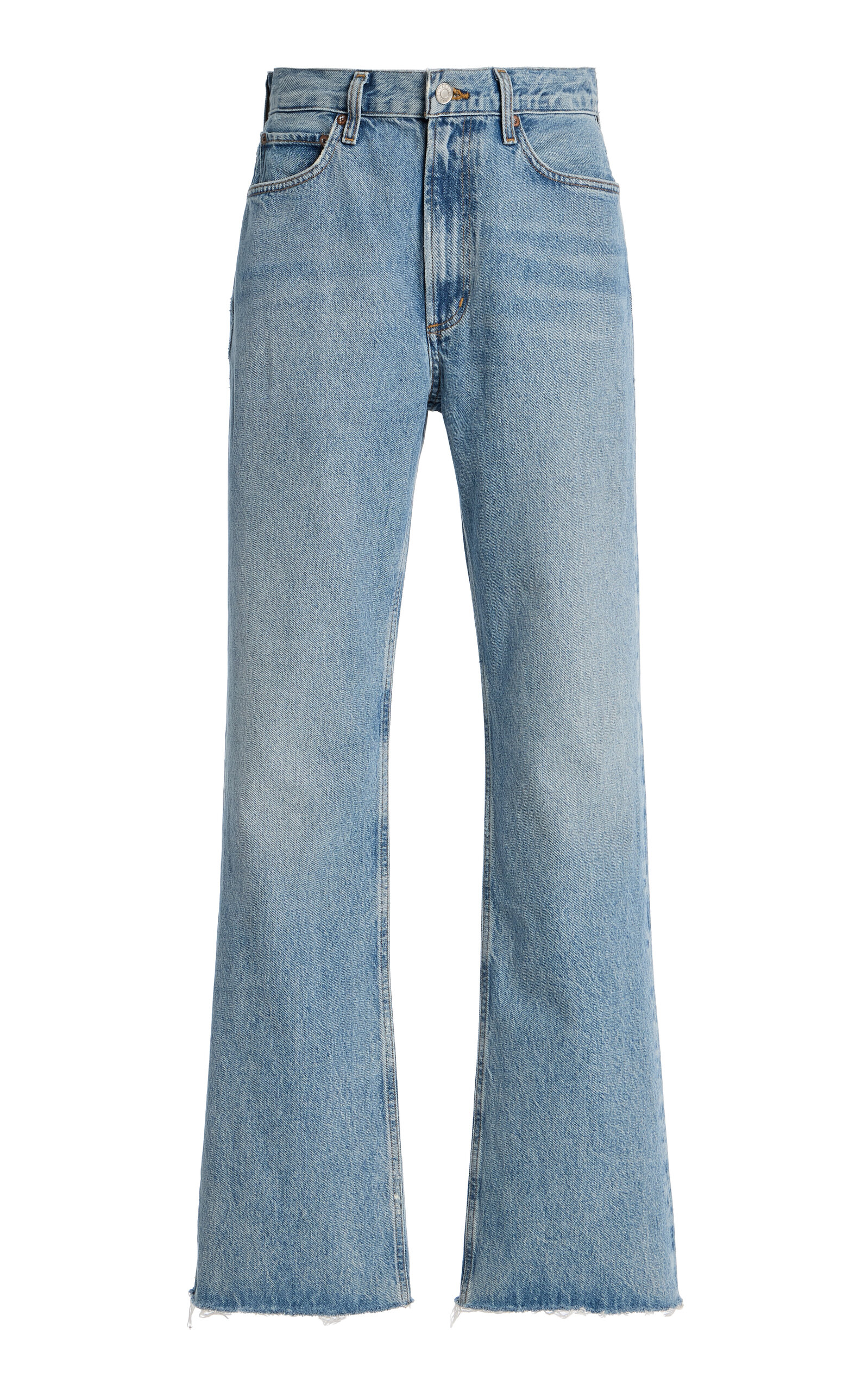 Agolde Leena Rigid High-rise Flared Jeans