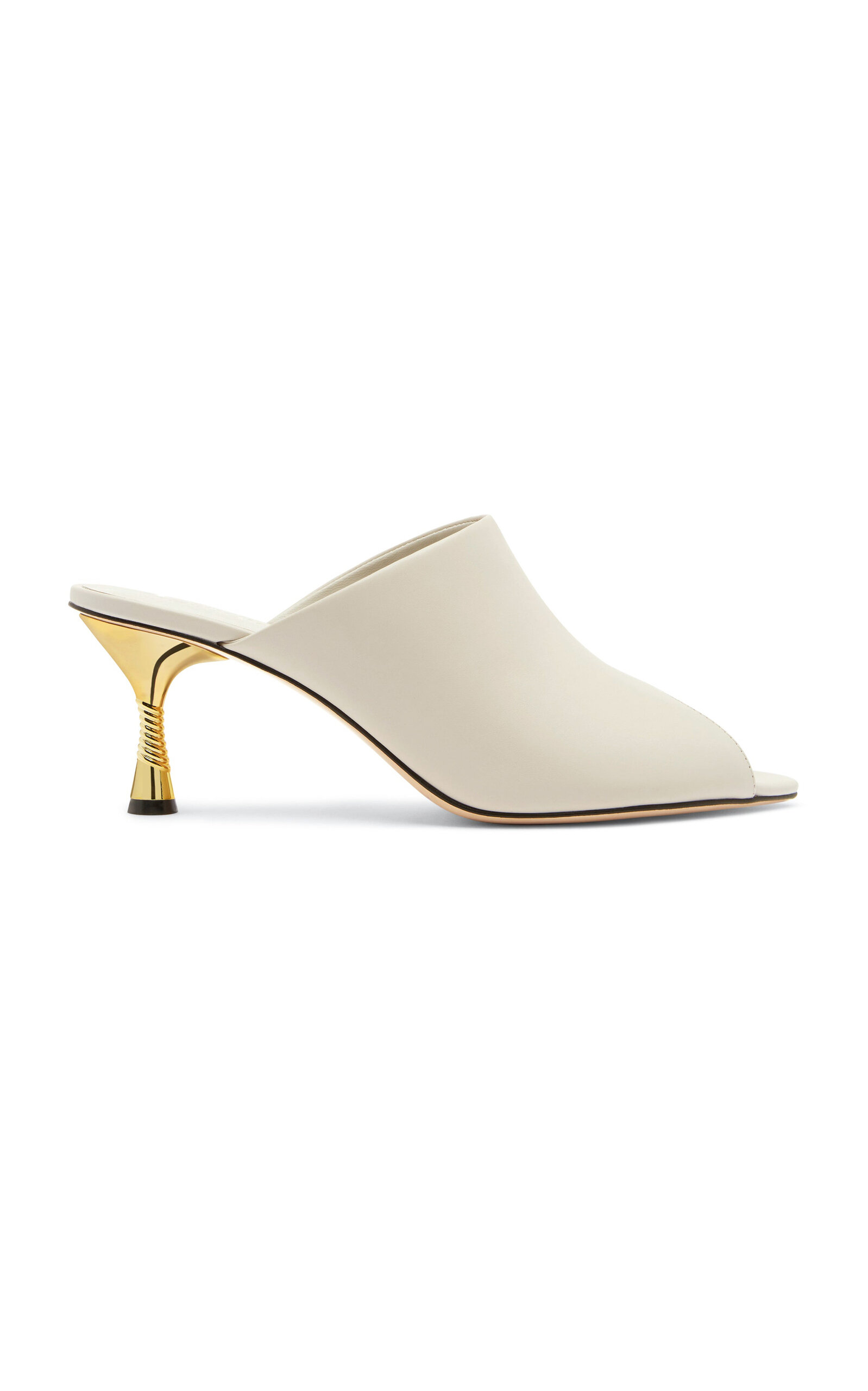 Helix Leather Mules