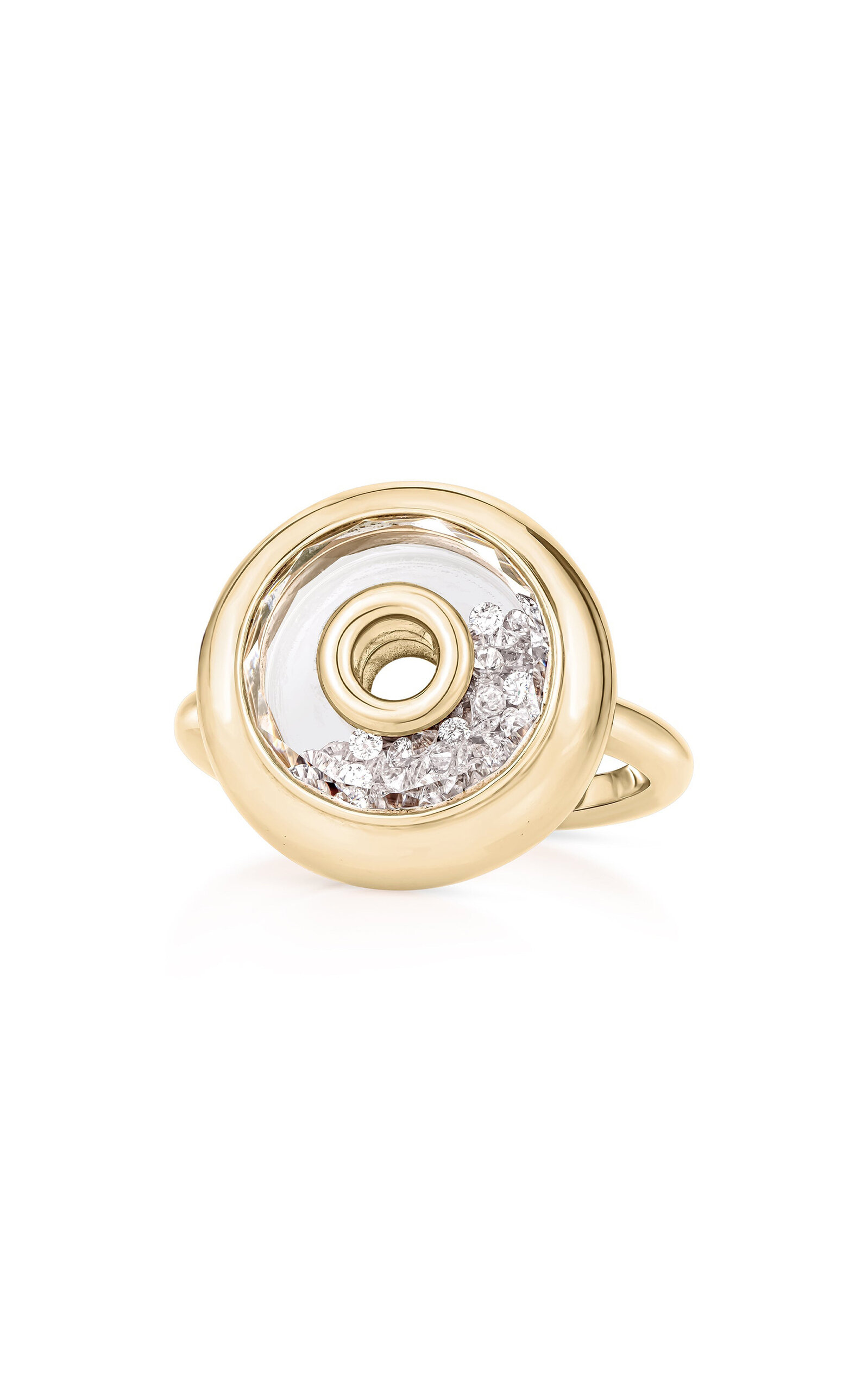 Roda 18k Yellow Gold Diamond Ring