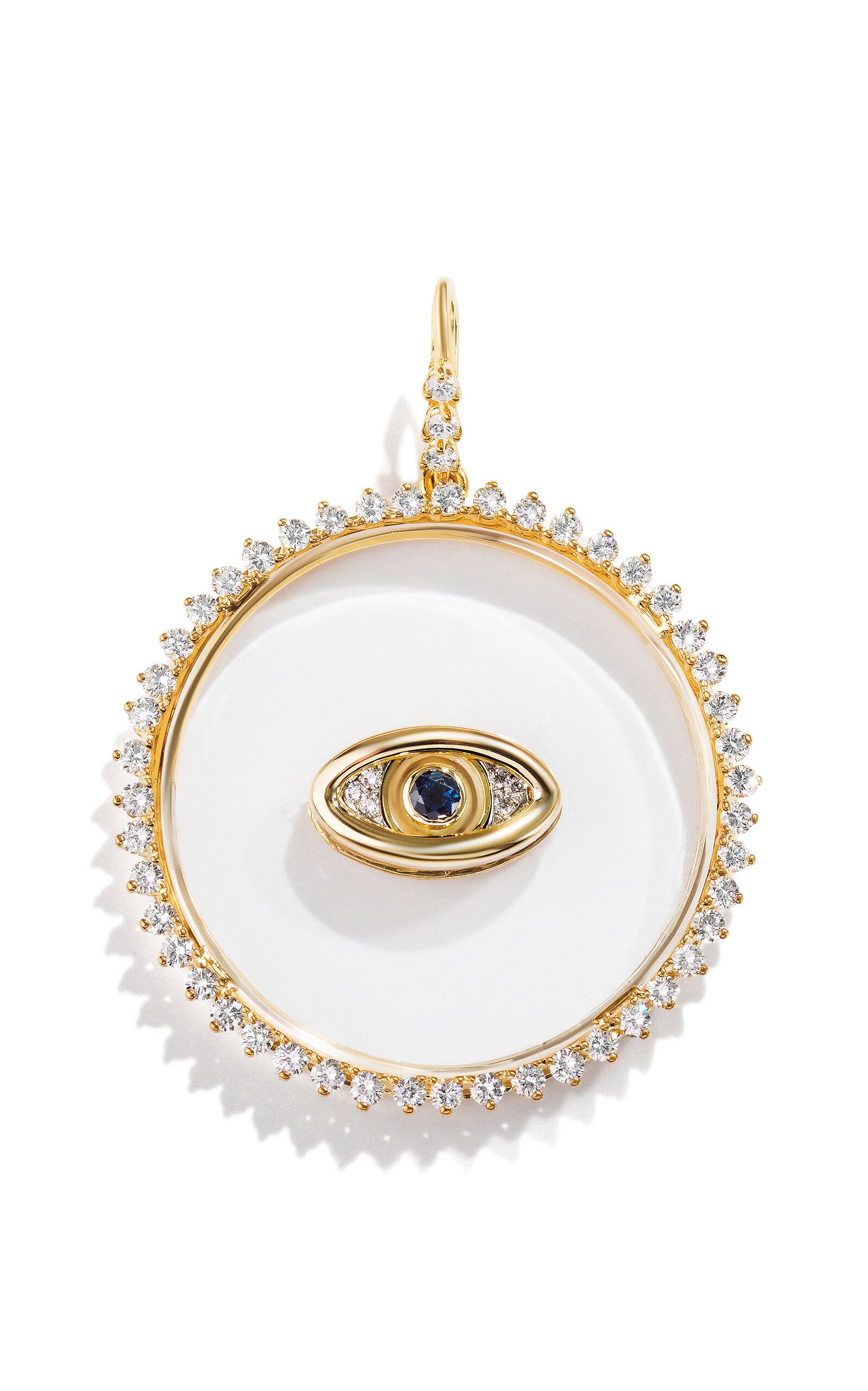 Renato Cipullo 18k Yellow Gold Floating Occhio Pendant