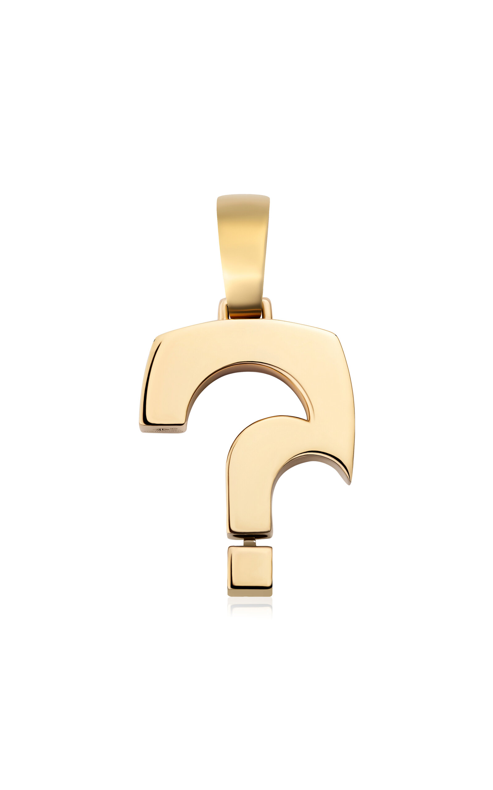 Renato Cipullo 18k Yellow Gold Question Pendant