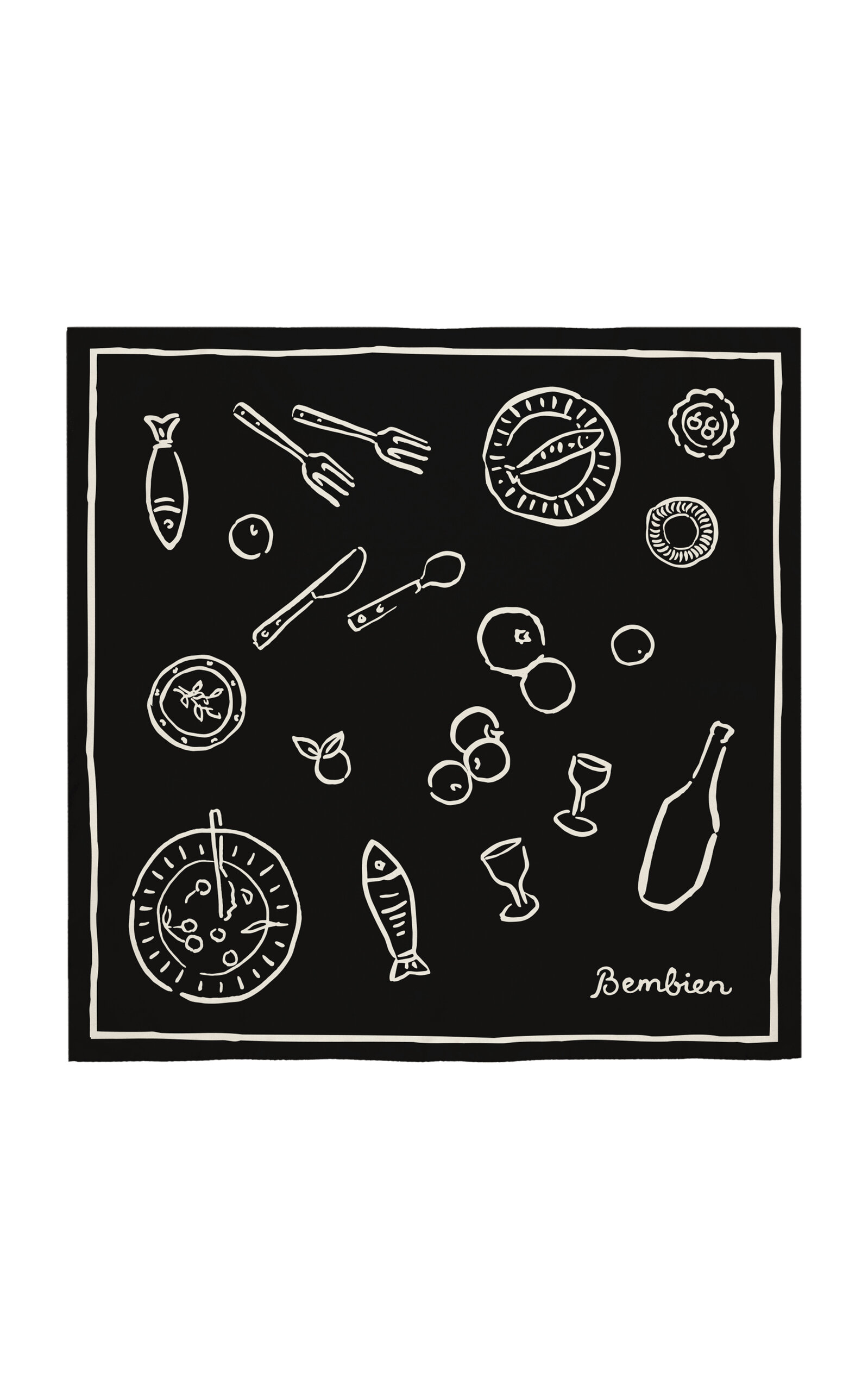 Bembien Tableau Silk Scarf