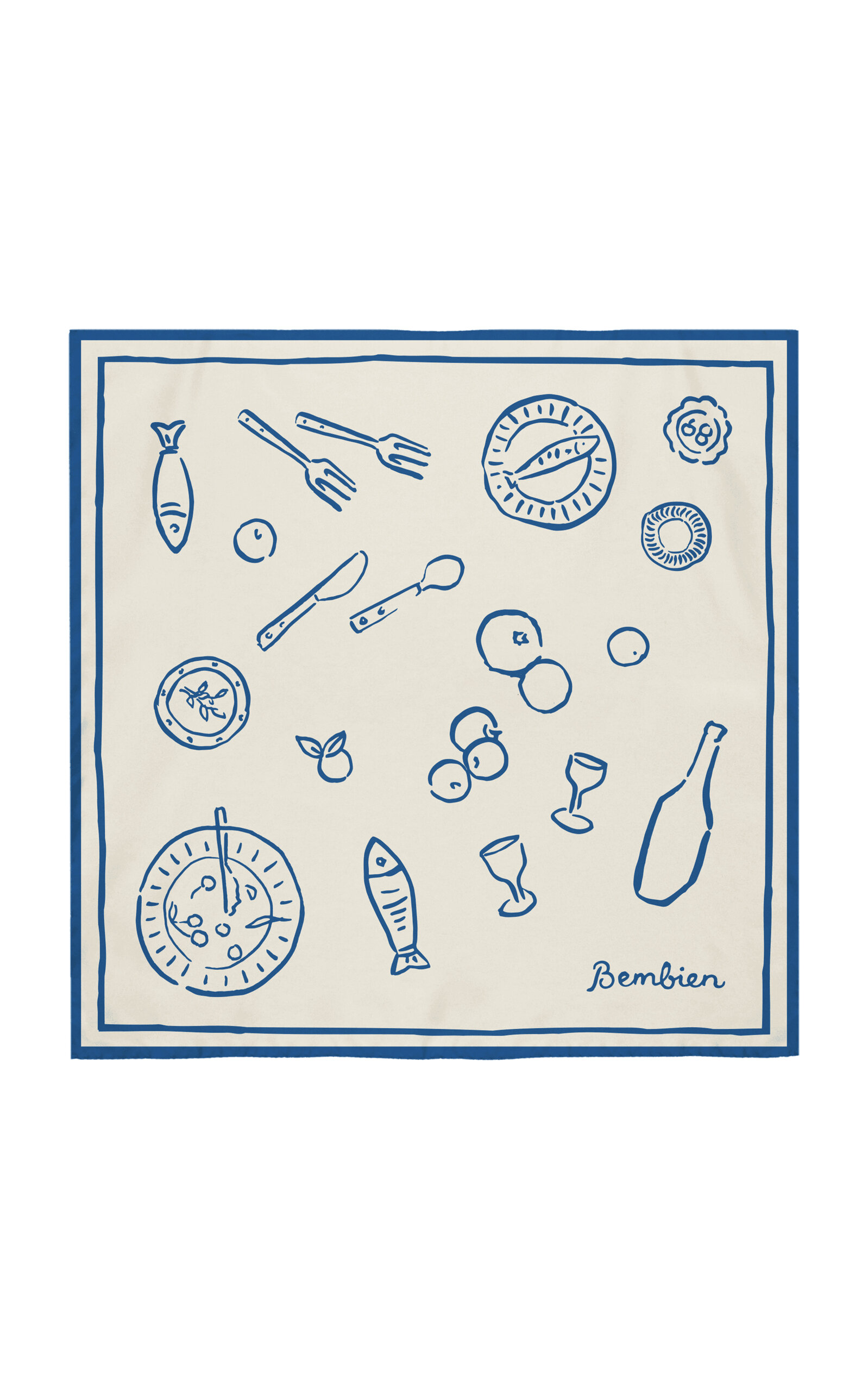 Bembien Tableau Silk Scarf