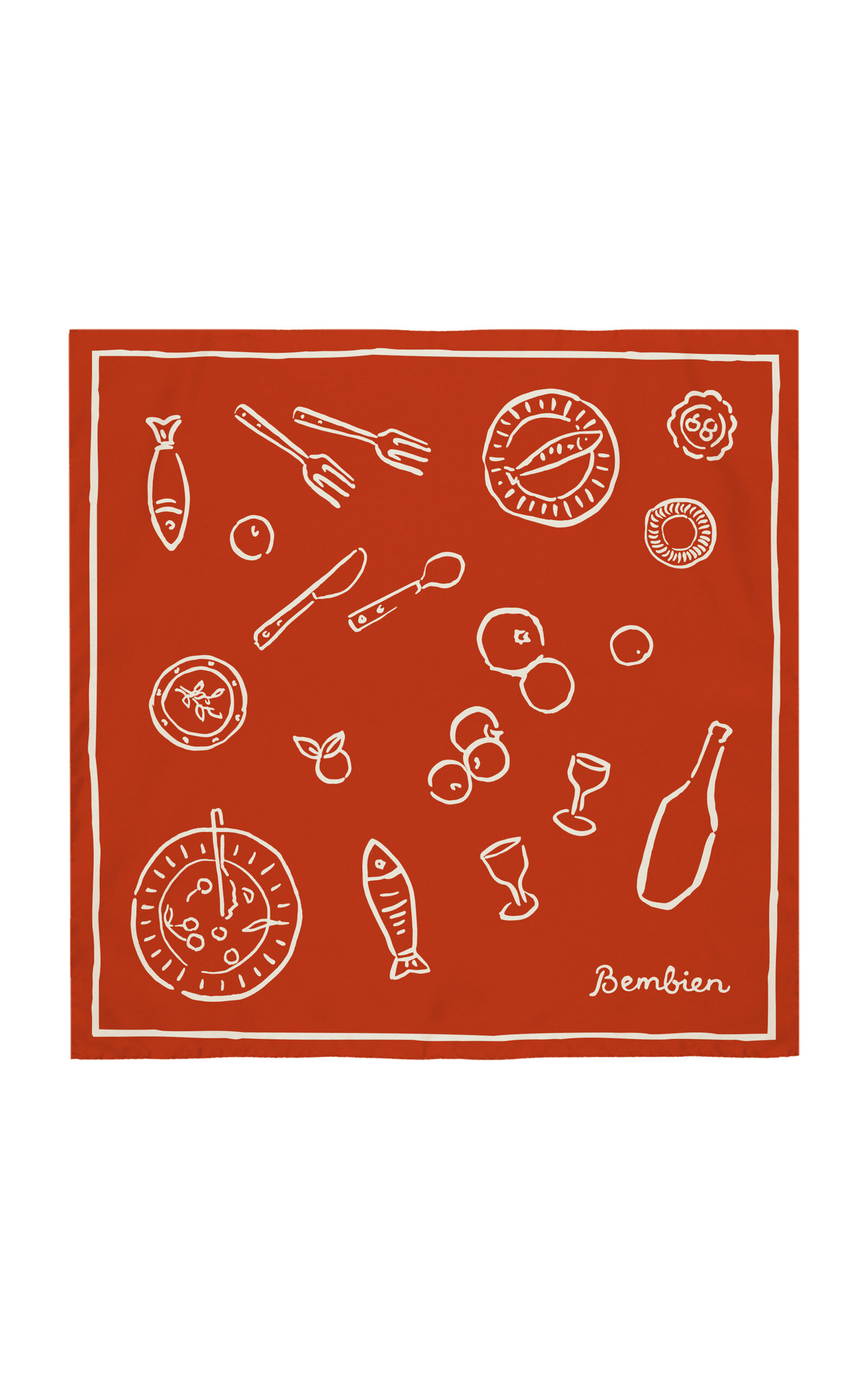 Tableau Silk Scarf