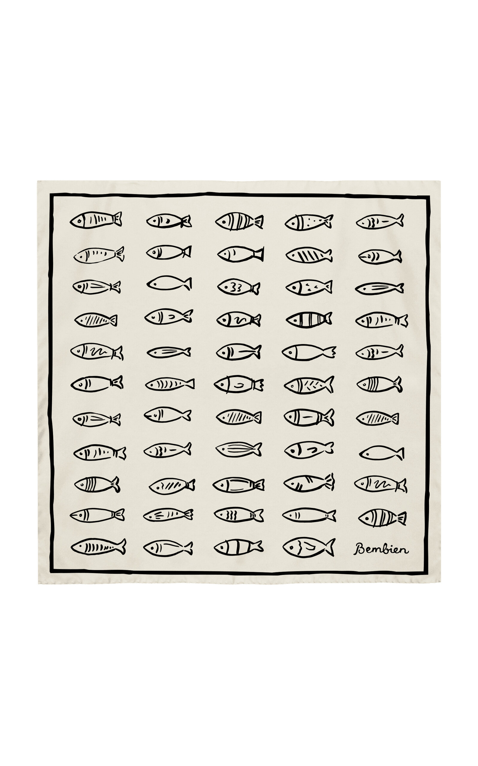 Pesce Silk Scarf