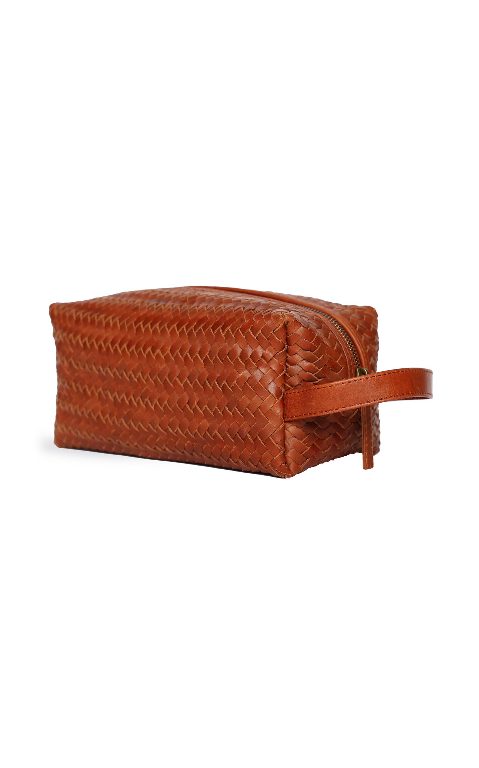 Bembien Woven Leather Pouchette - Women's Clothing