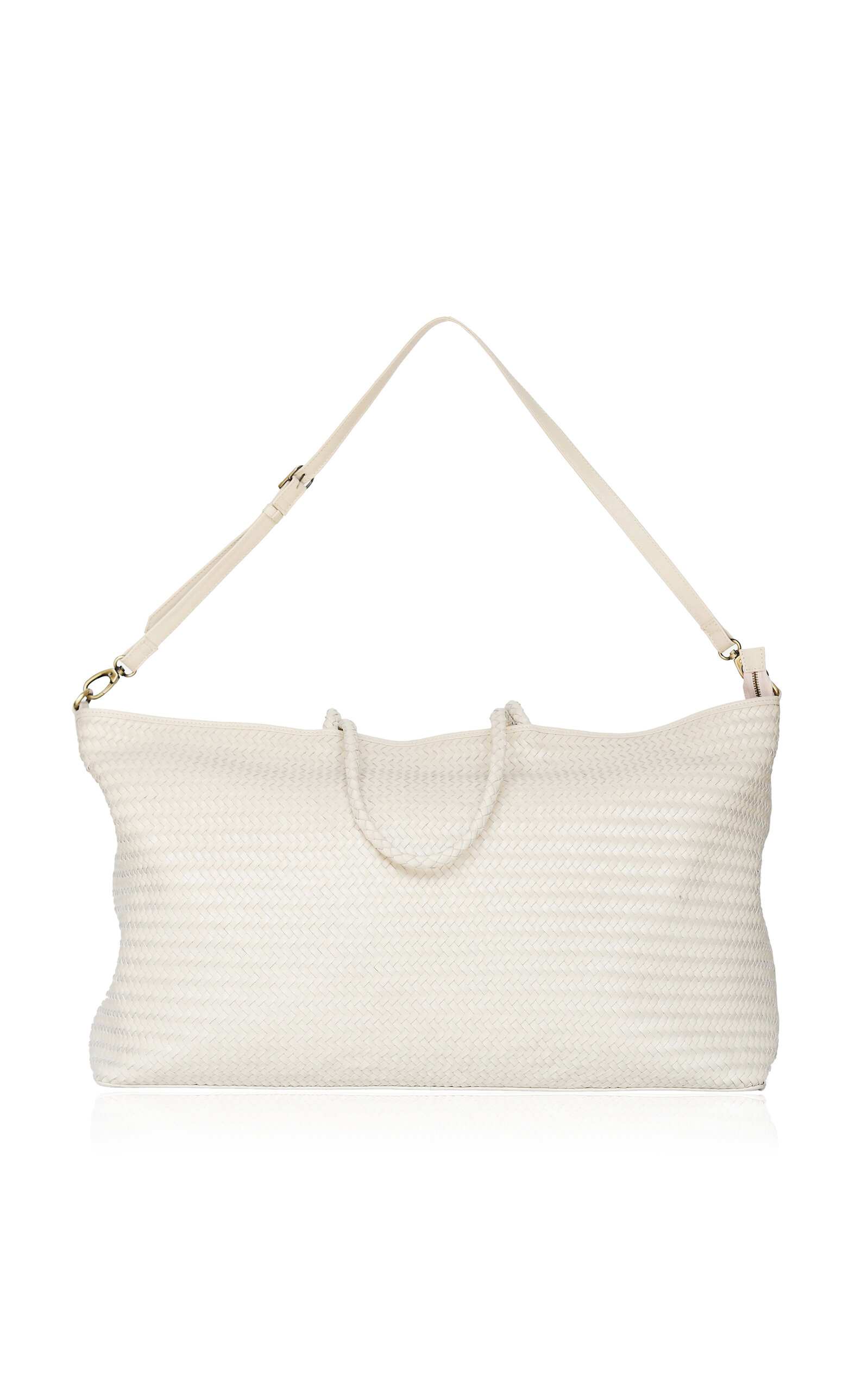 Le Traveler Woven Leather Bag